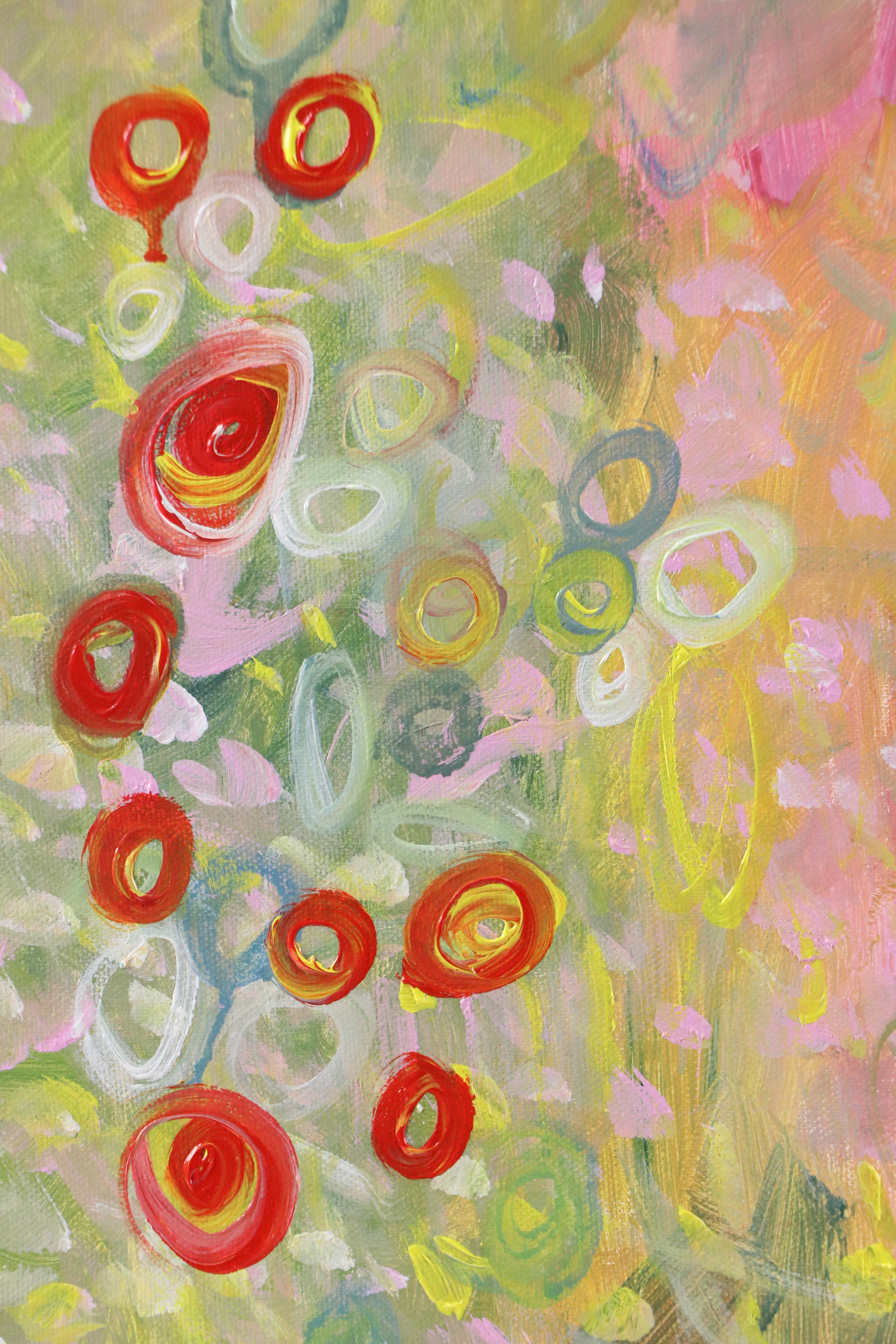 Saul Gefen Abstract Acrylic Painting, 2025