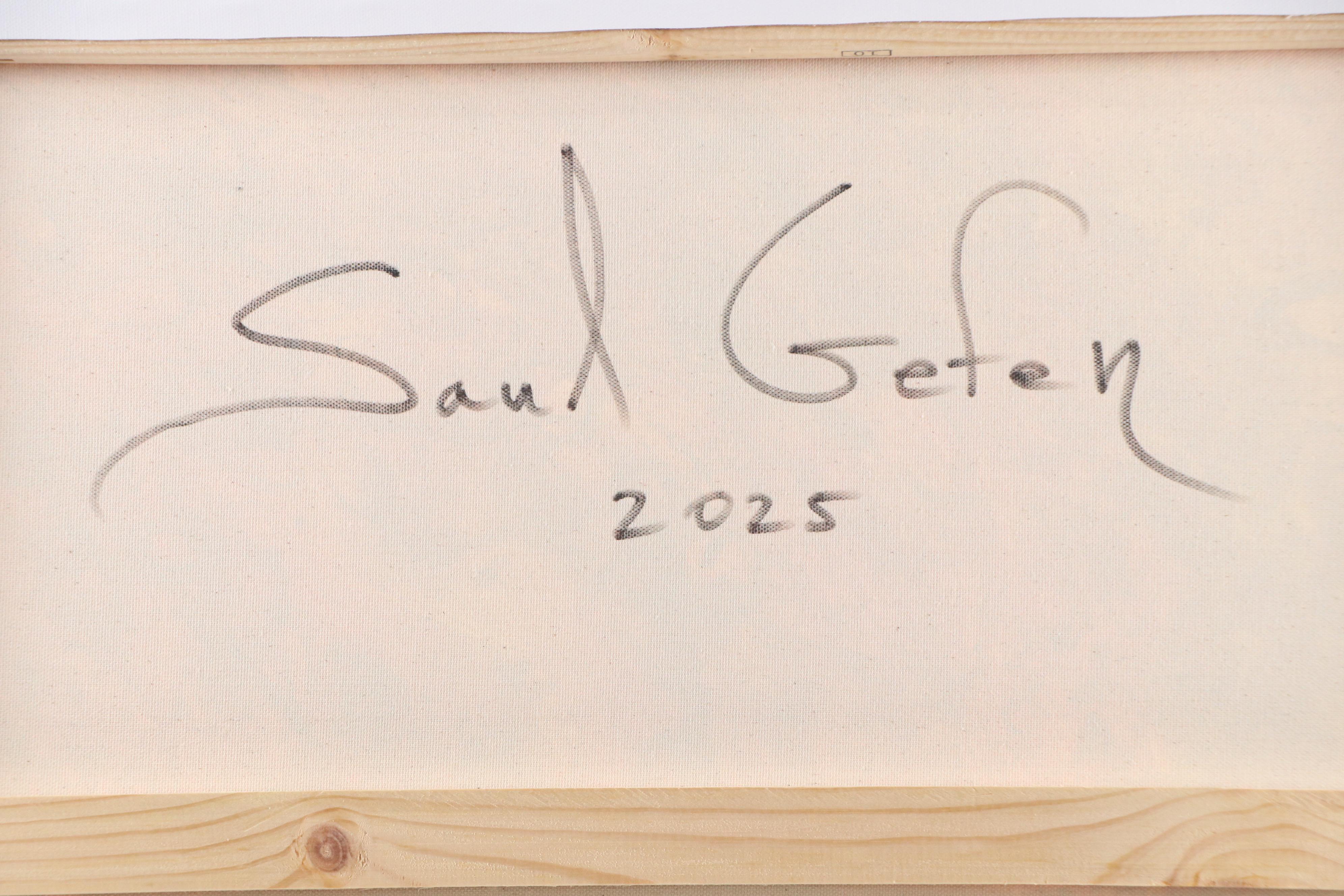 Saul Gefen Abstract Acrylic Painting, 2025