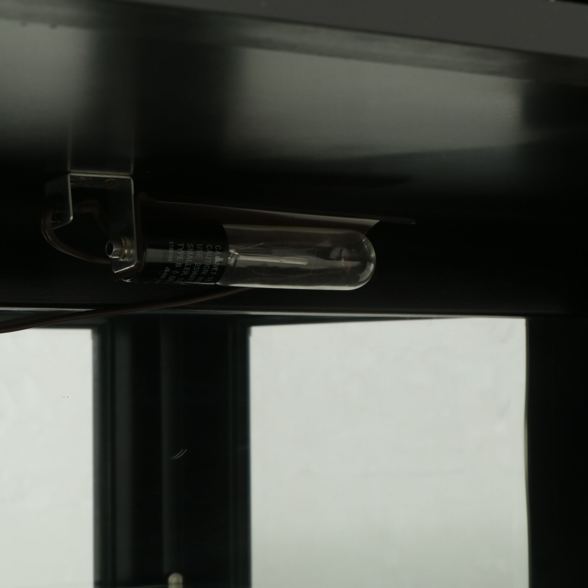 American Signature Black Flip-Top Display Sideboard and Two Small Chests