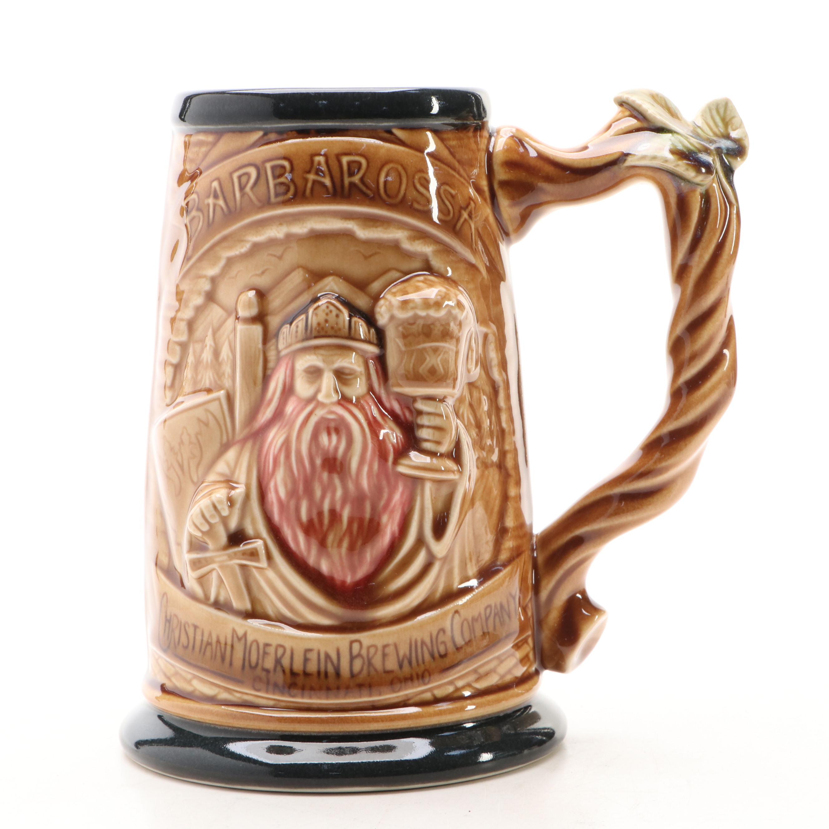 Rookwood Pottery "Barbarossa" Christian Moerlein Beer Stein, 2008