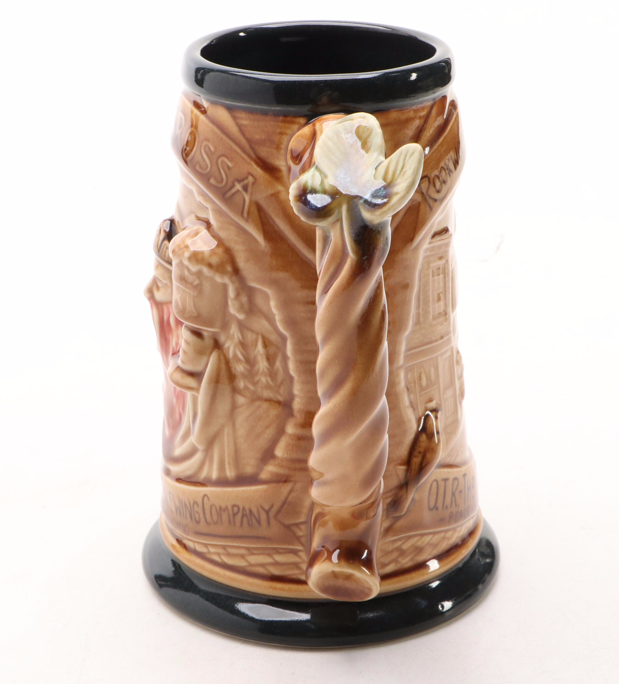 Rookwood Pottery "Barbarossa" Christian Moerlein Beer Stein, 2008