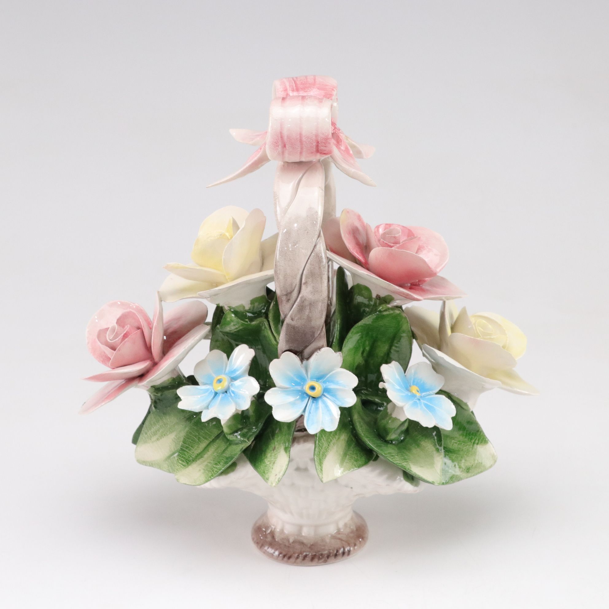 Capodimonte Roses with Belleek "Flowers of the Month" January Trinket Box & More