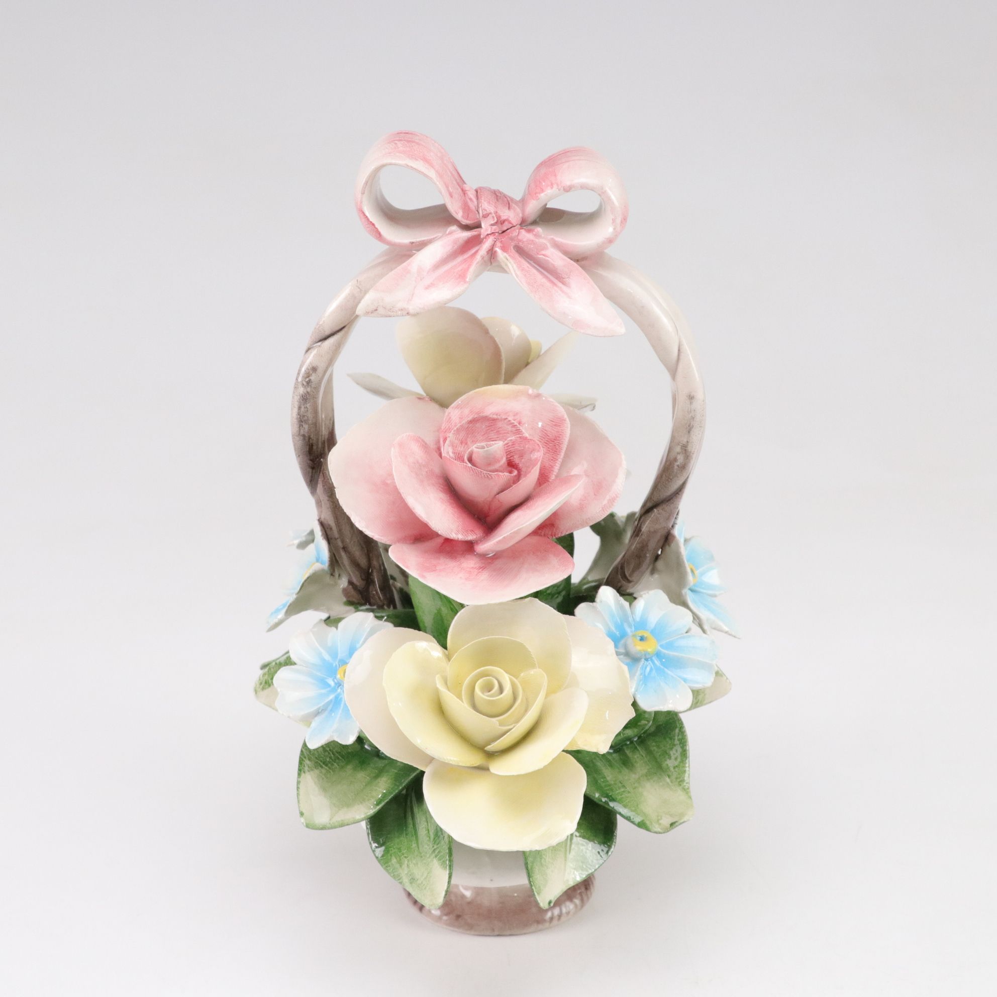 Capodimonte Roses with Belleek "Flowers of the Month" January Trinket Box & More