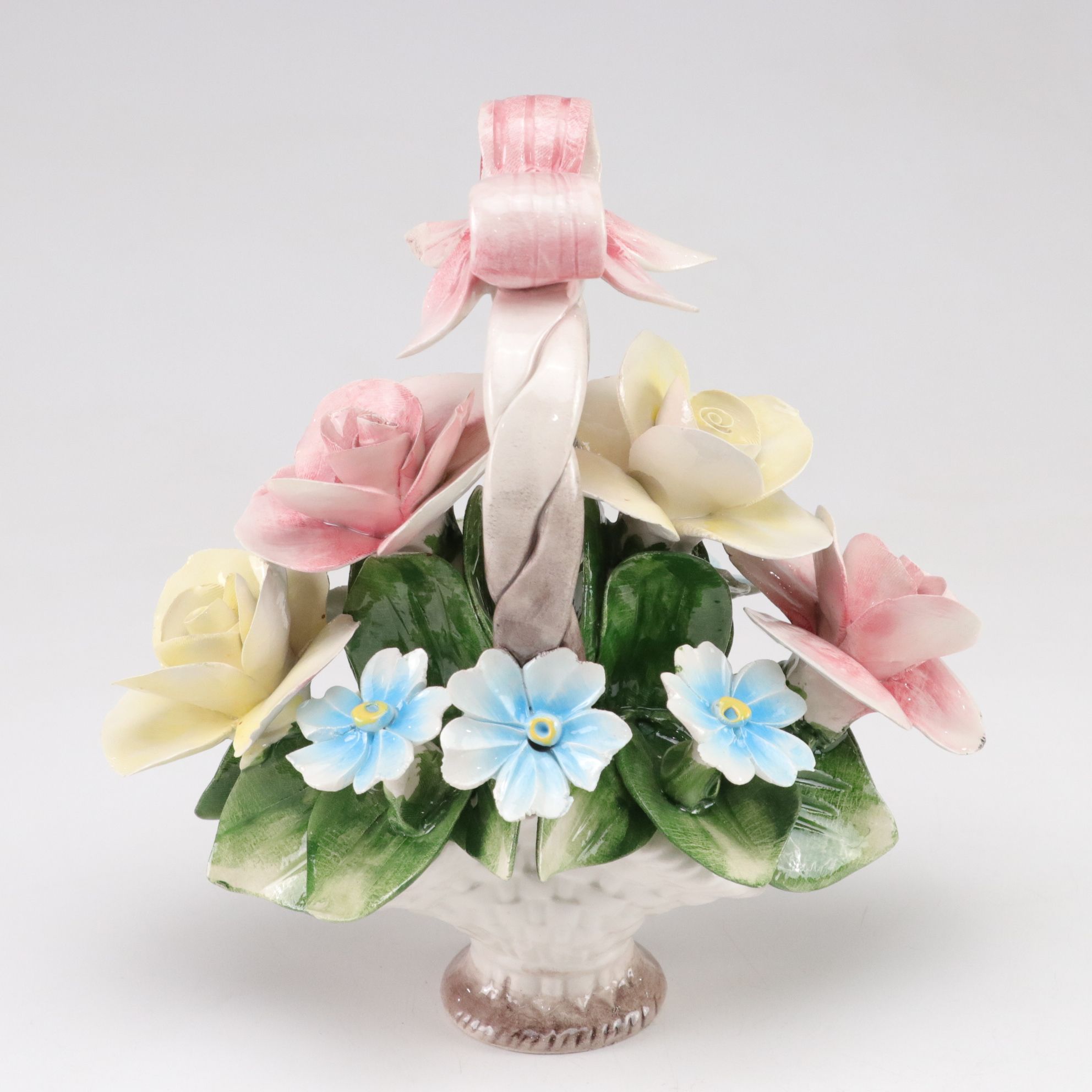 Capodimonte Roses with Belleek "Flowers of the Month" January Trinket Box & More