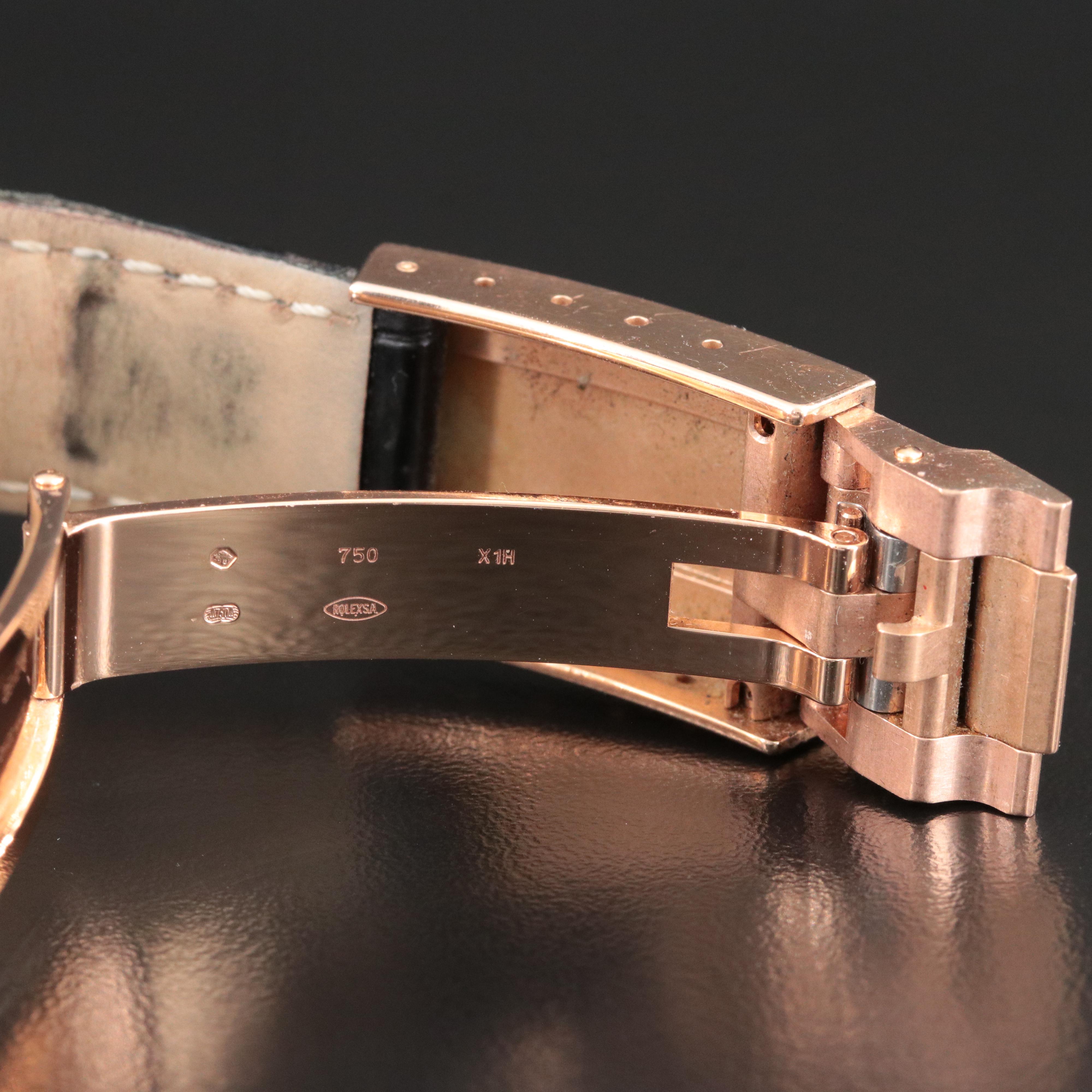 Rolex Daytona 18K Rose Gold Chocolate Arabic Dial 1116515 Watch