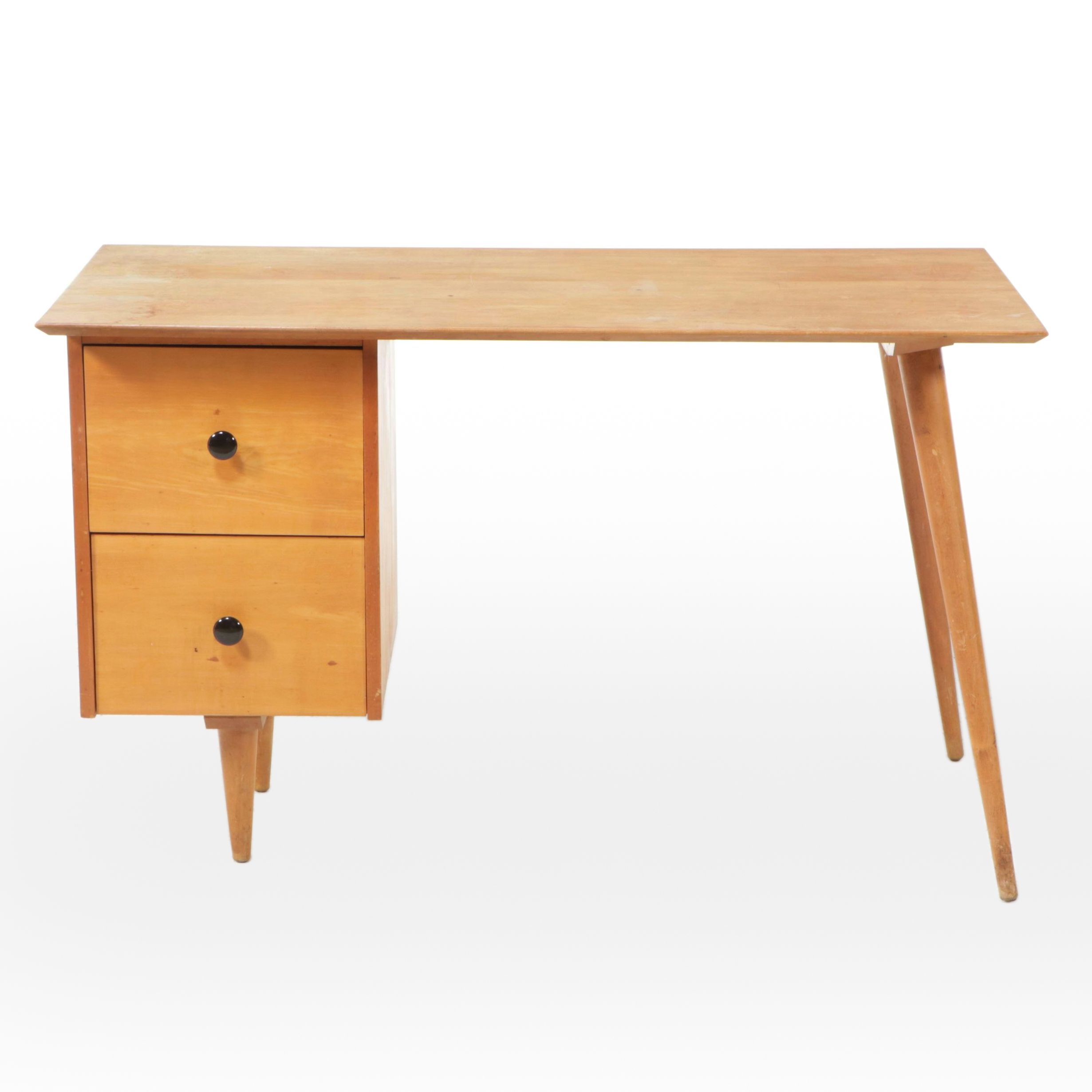 Paul McCobb for Planner Group Mid Century Modern Maple Desk