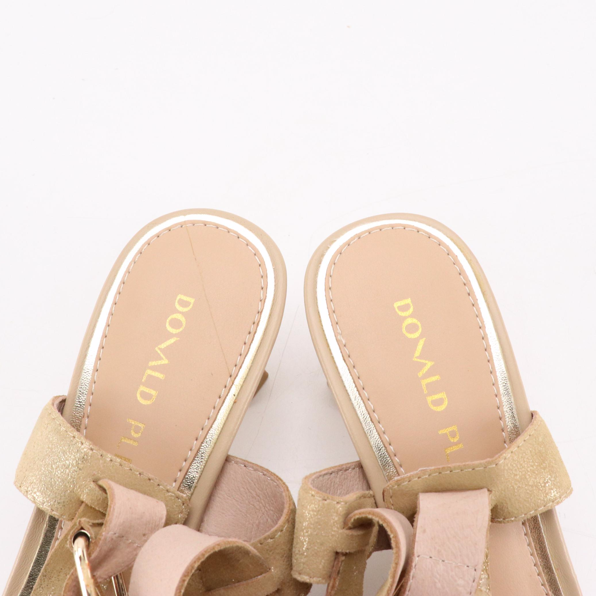 Donald Pliner Kaia Leather Sandals and Rothy's The Point Recycled Knit Flats