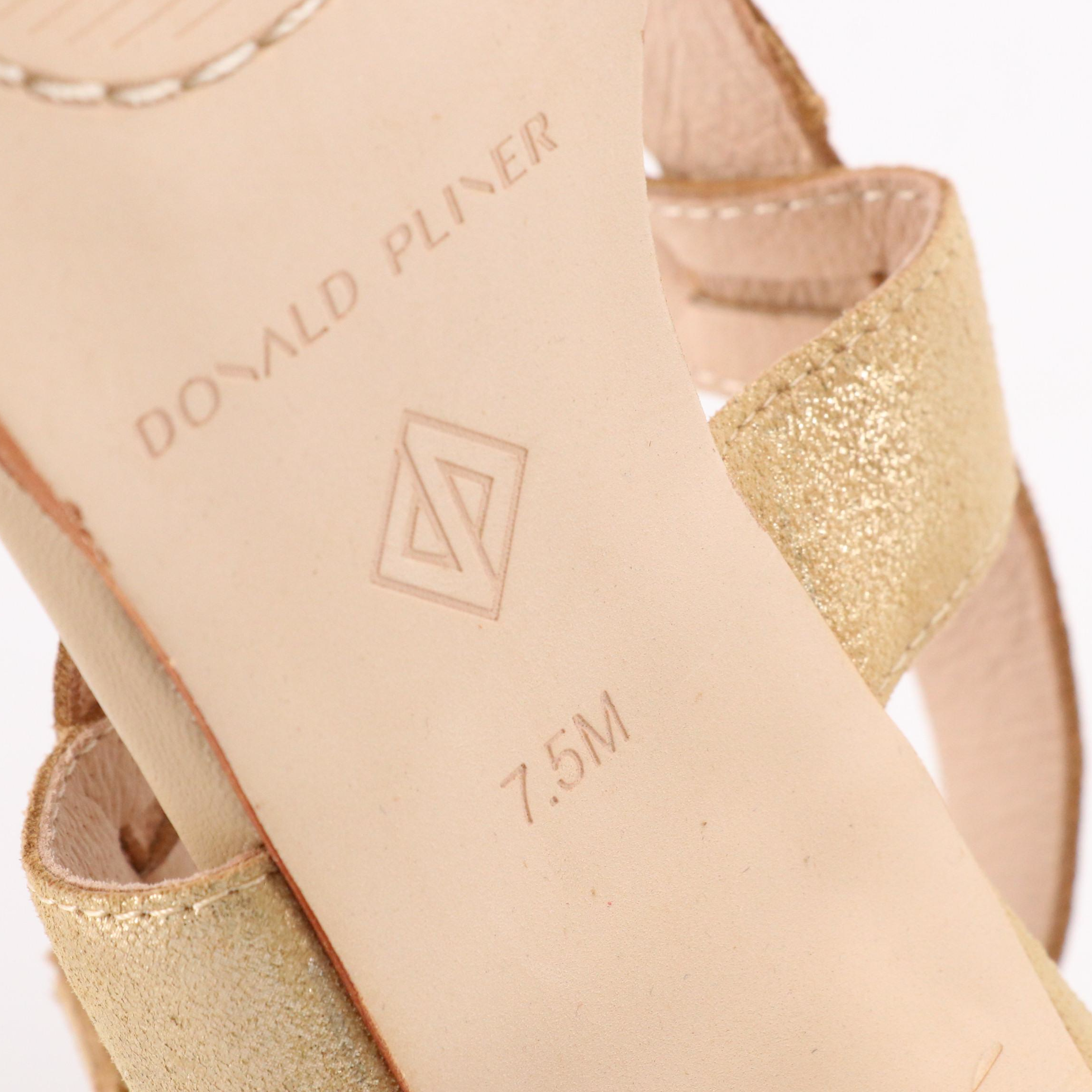 Donald Pliner Kaia Leather Sandals and Rothy's The Point Recycled Knit Flats