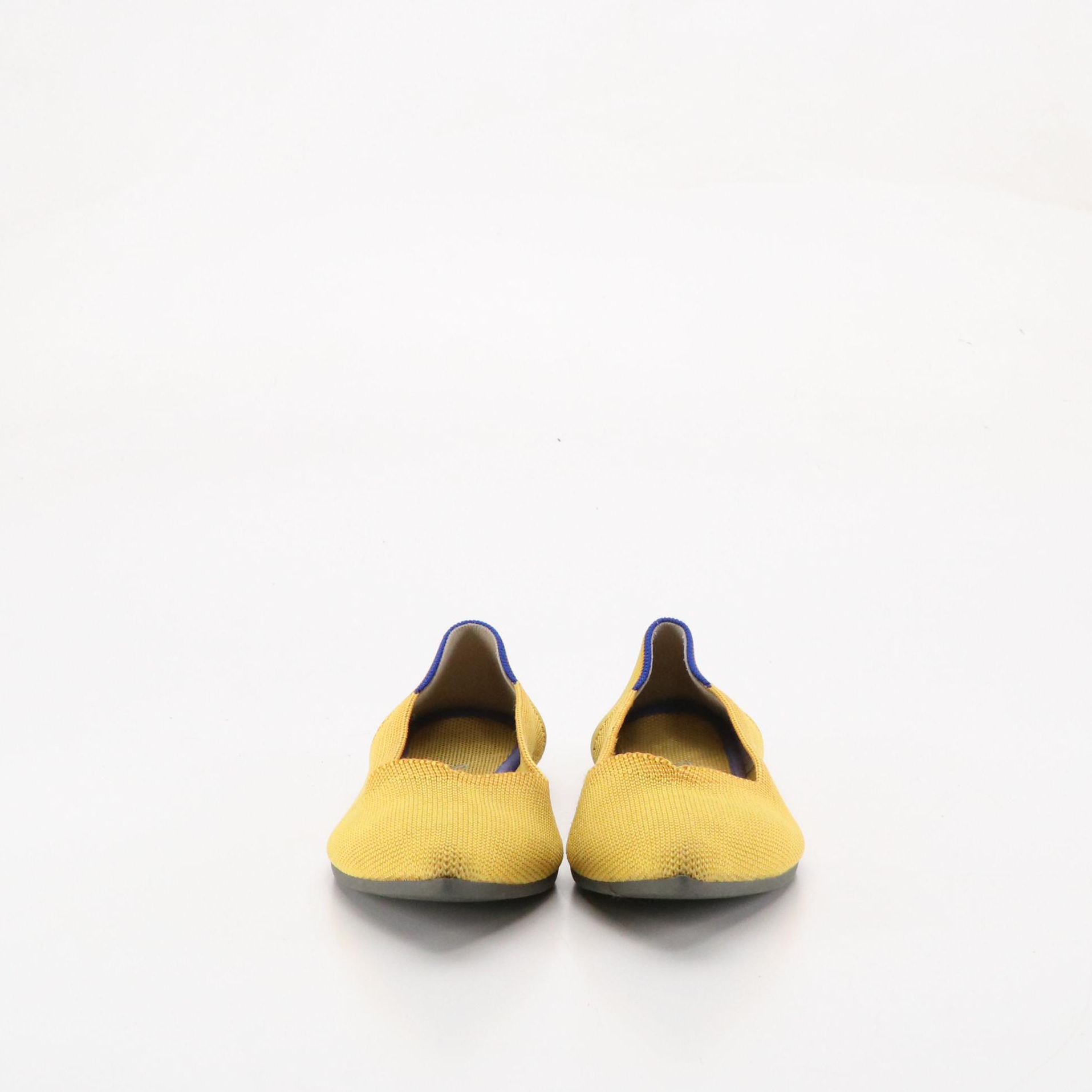 Donald Pliner Kaia Leather Sandals and Rothy's The Point Recycled Knit Flats