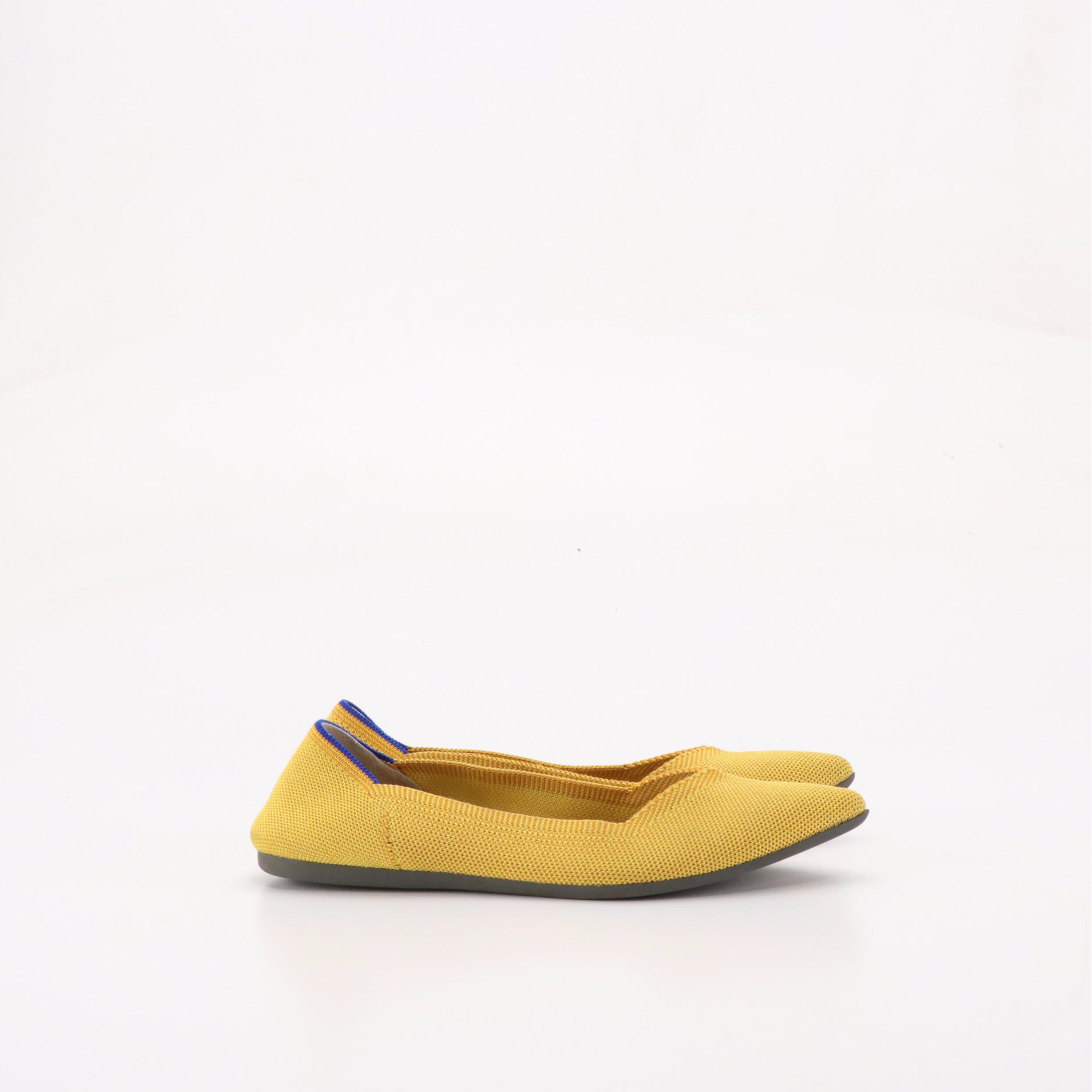 Donald Pliner Kaia Leather Sandals and Rothy's The Point Recycled Knit Flats