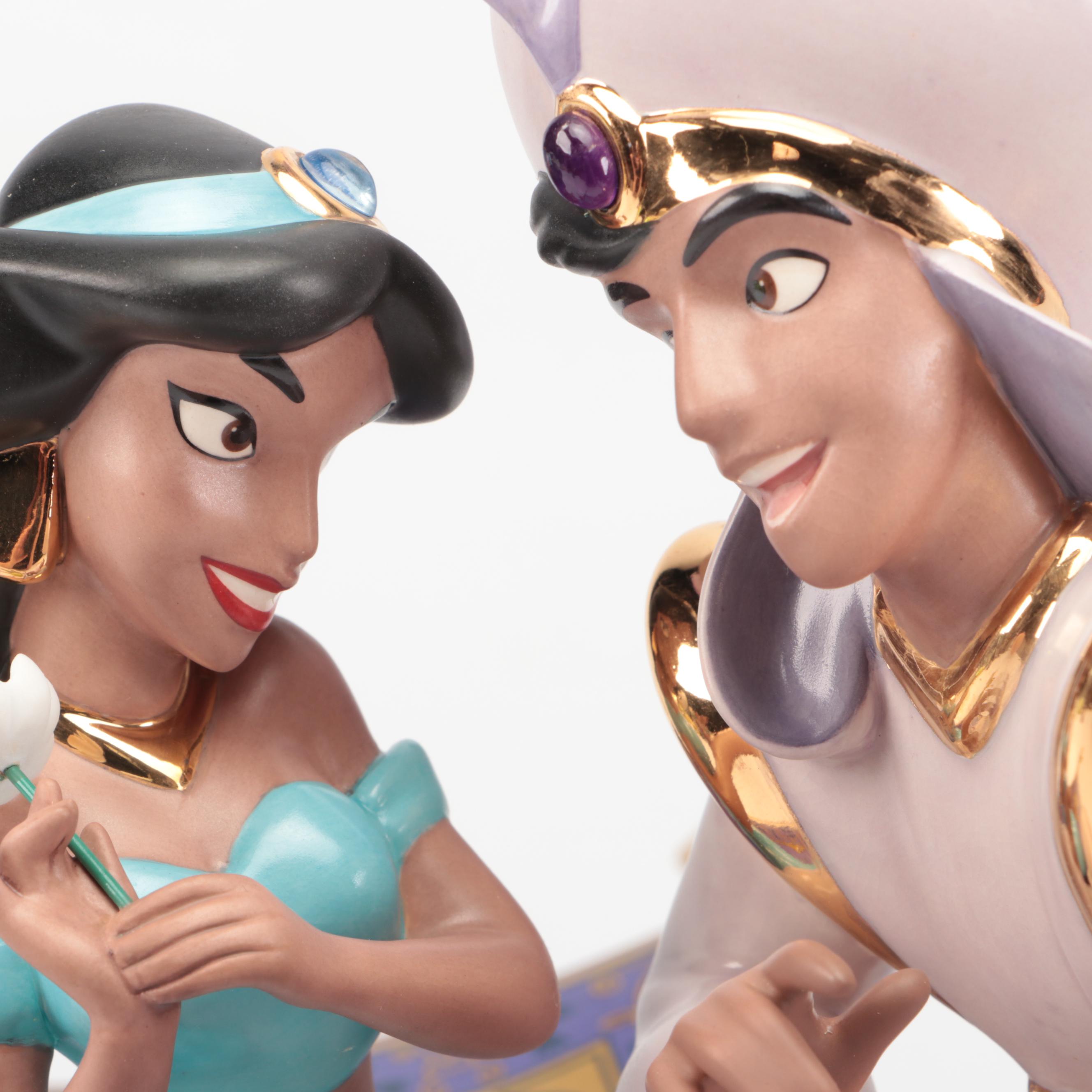 Walt Disney Aladdin Limited Edition "A Whole New World" Porcelain Figure