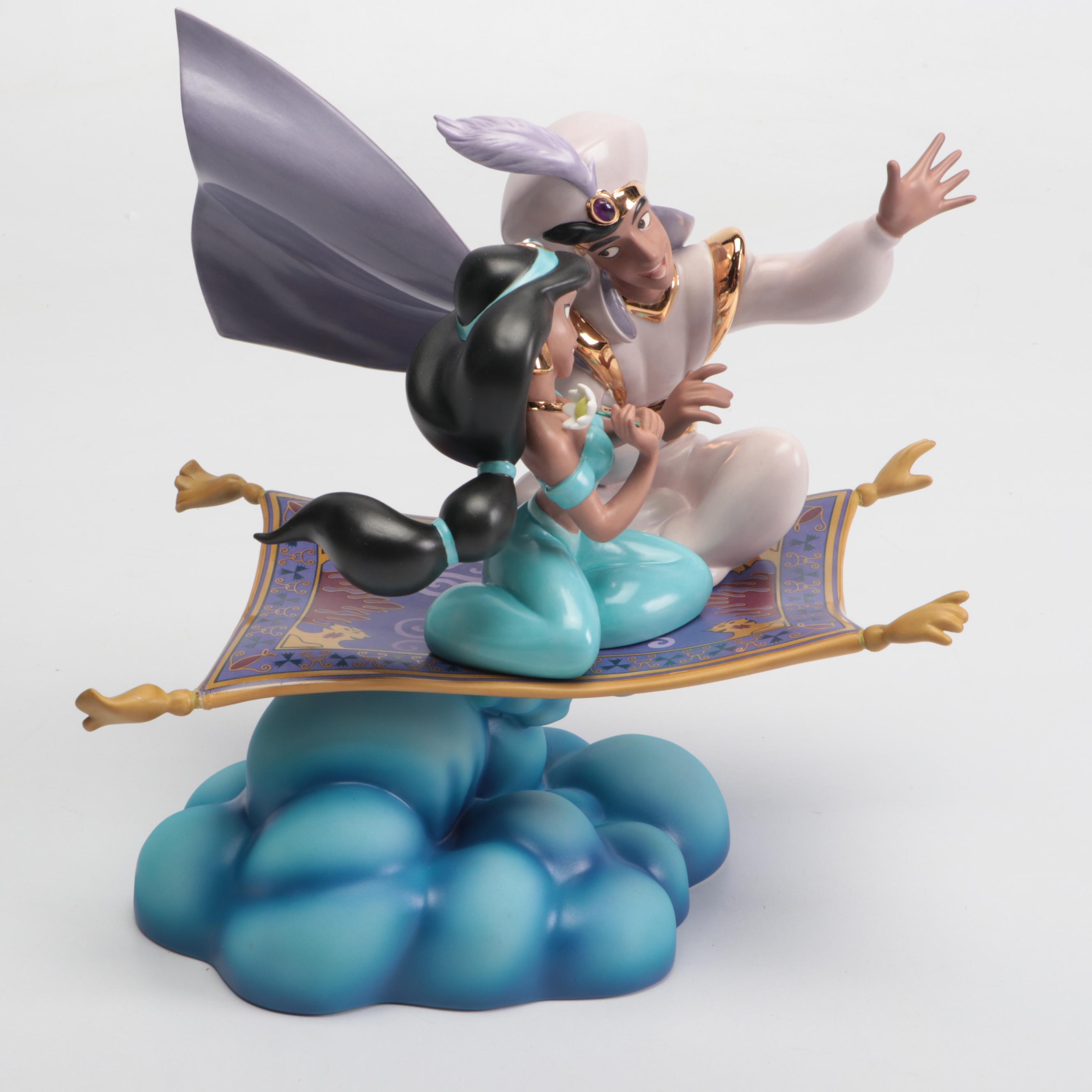 Walt Disney Aladdin Limited Edition "A Whole New World" Porcelain Figure