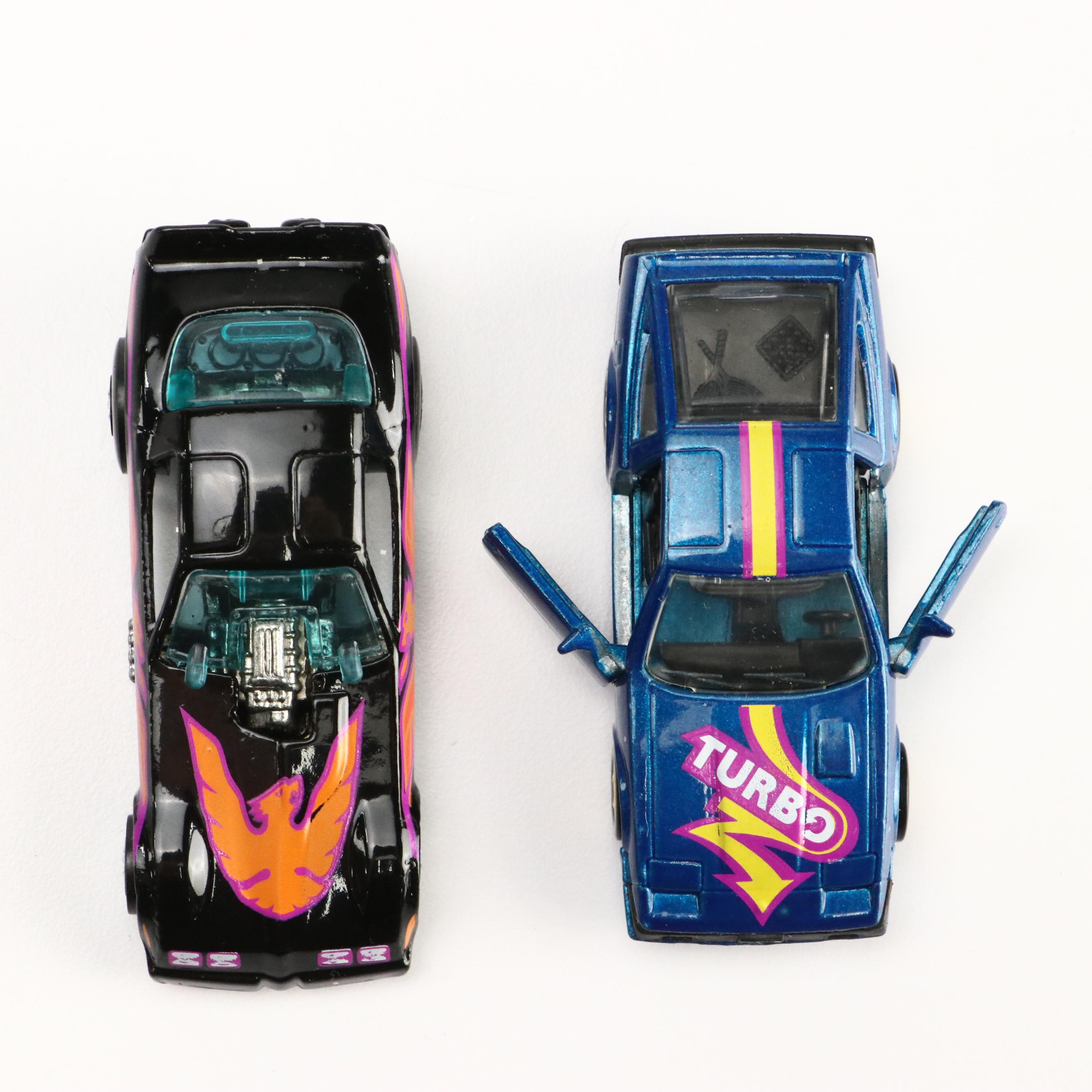 Hot Wheels "Firebird Funny Car," "Pontiac Firebird" and More Toy Cars