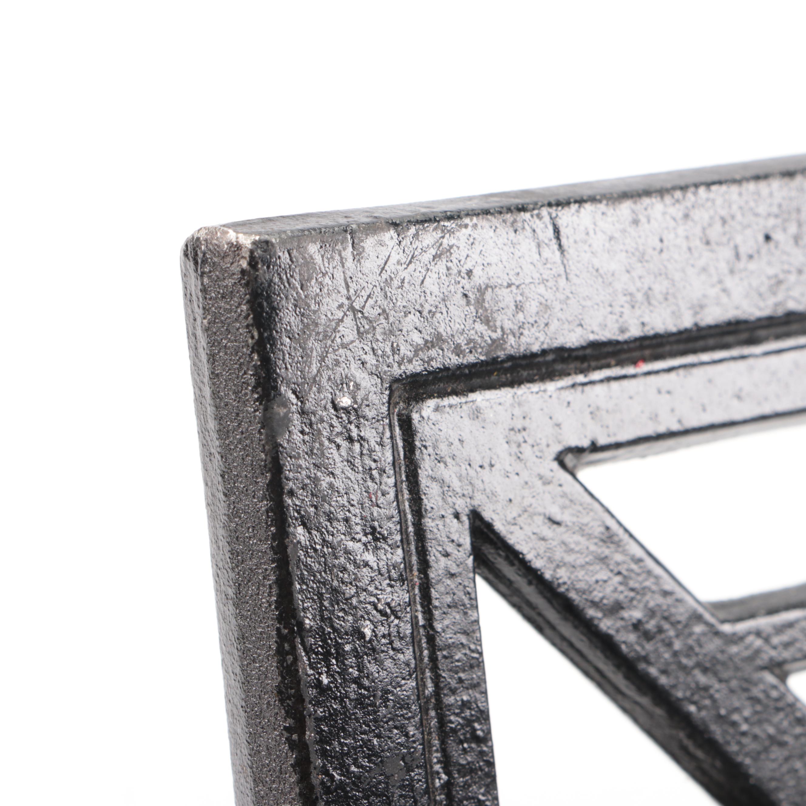 Maclin Studios Frank Lloyd Wright Hotel Geneva Tulip Window Metal Magazine Rack