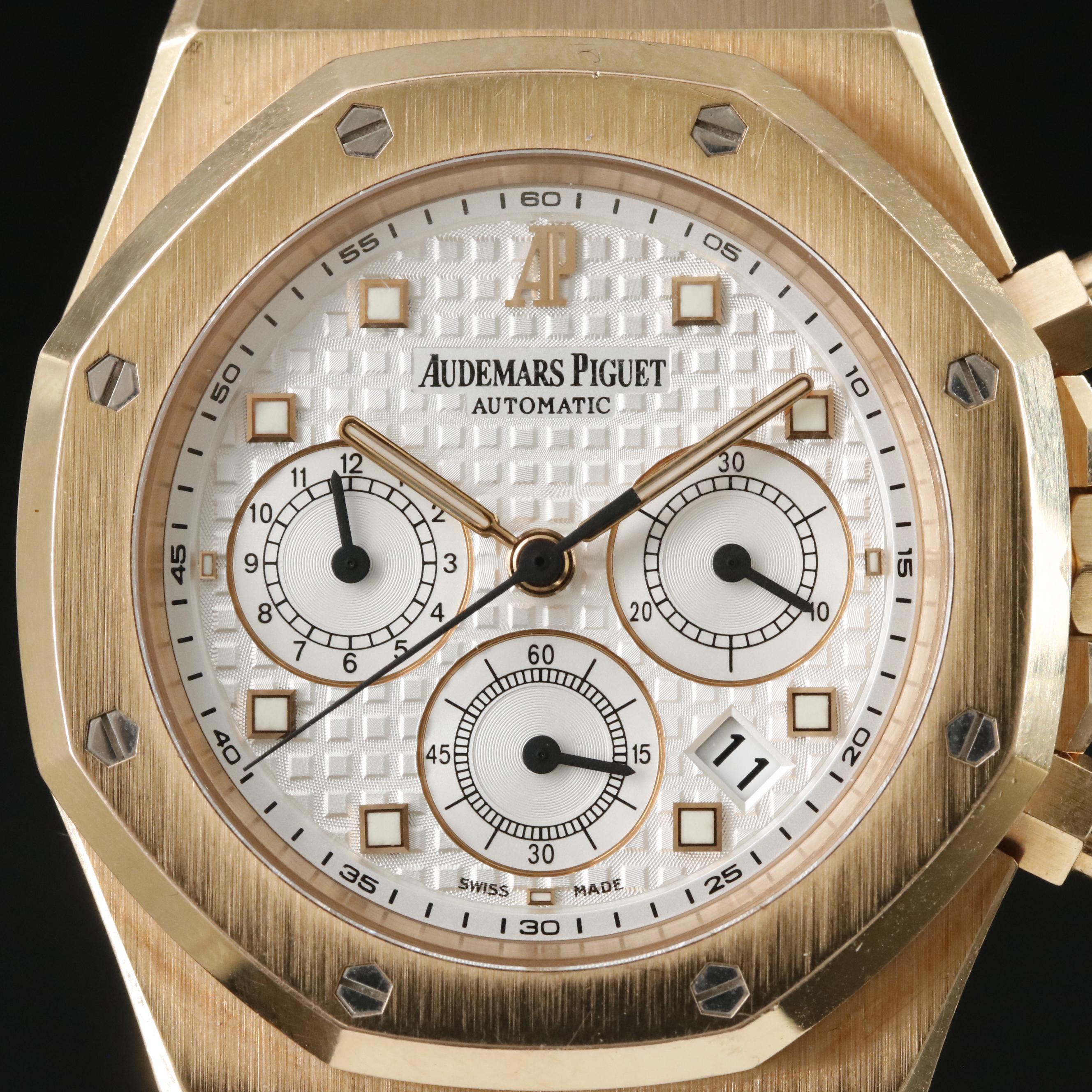 Audemars Piguet Royal Oak 18K Gold Chronograph Watch