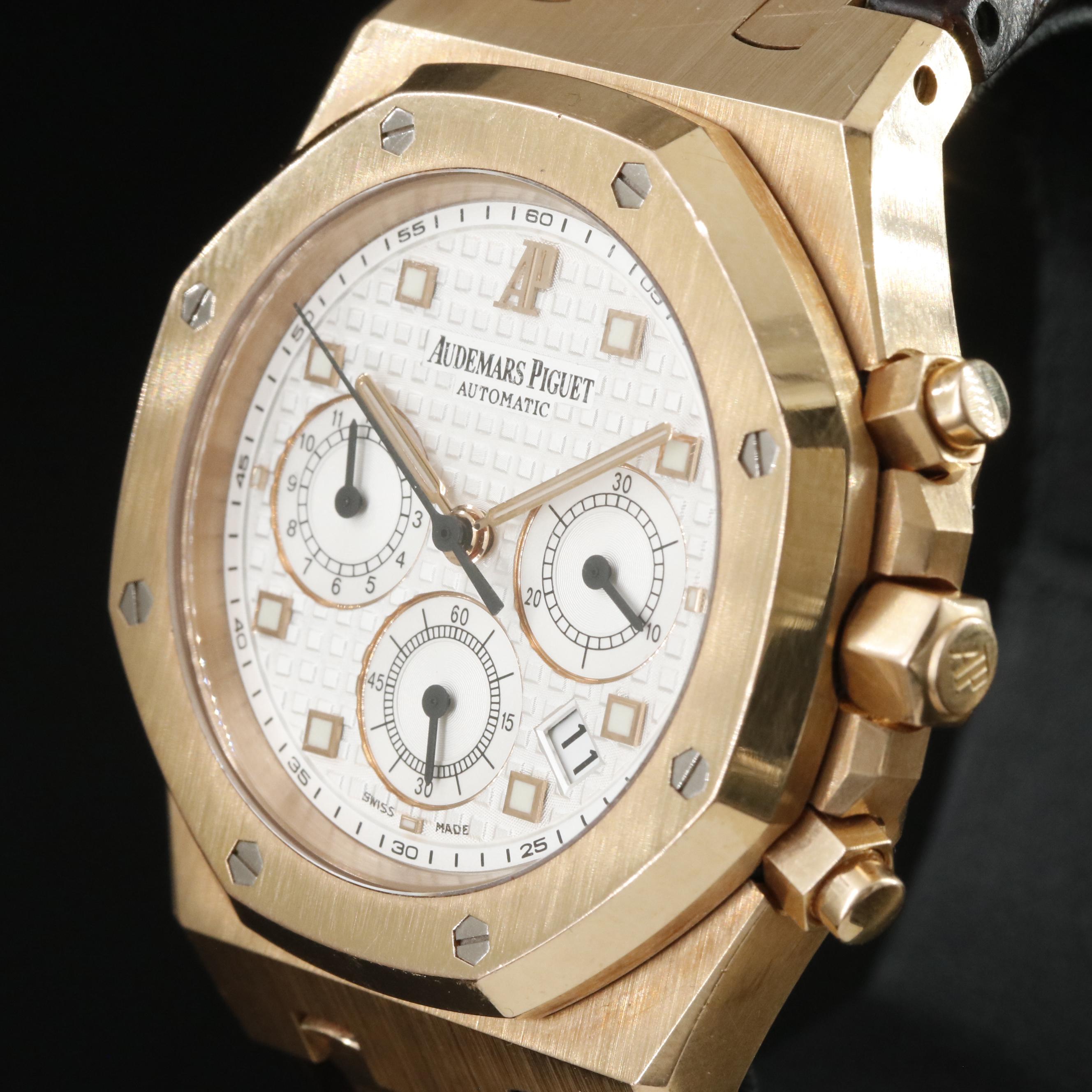 Audemars Piguet Royal Oak 18K Gold Chronograph Watch