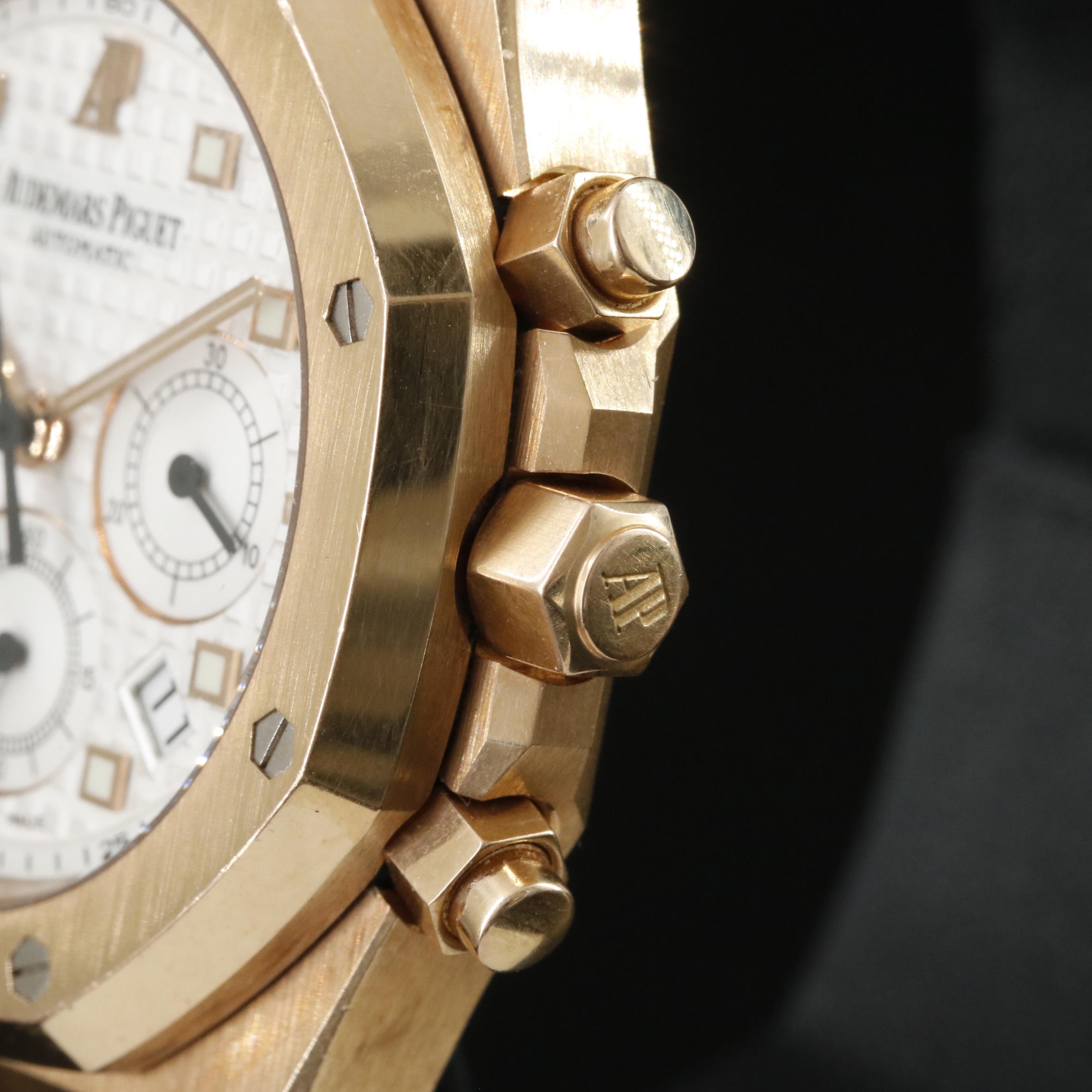 Audemars Piguet Royal Oak 18K Gold Chronograph Watch