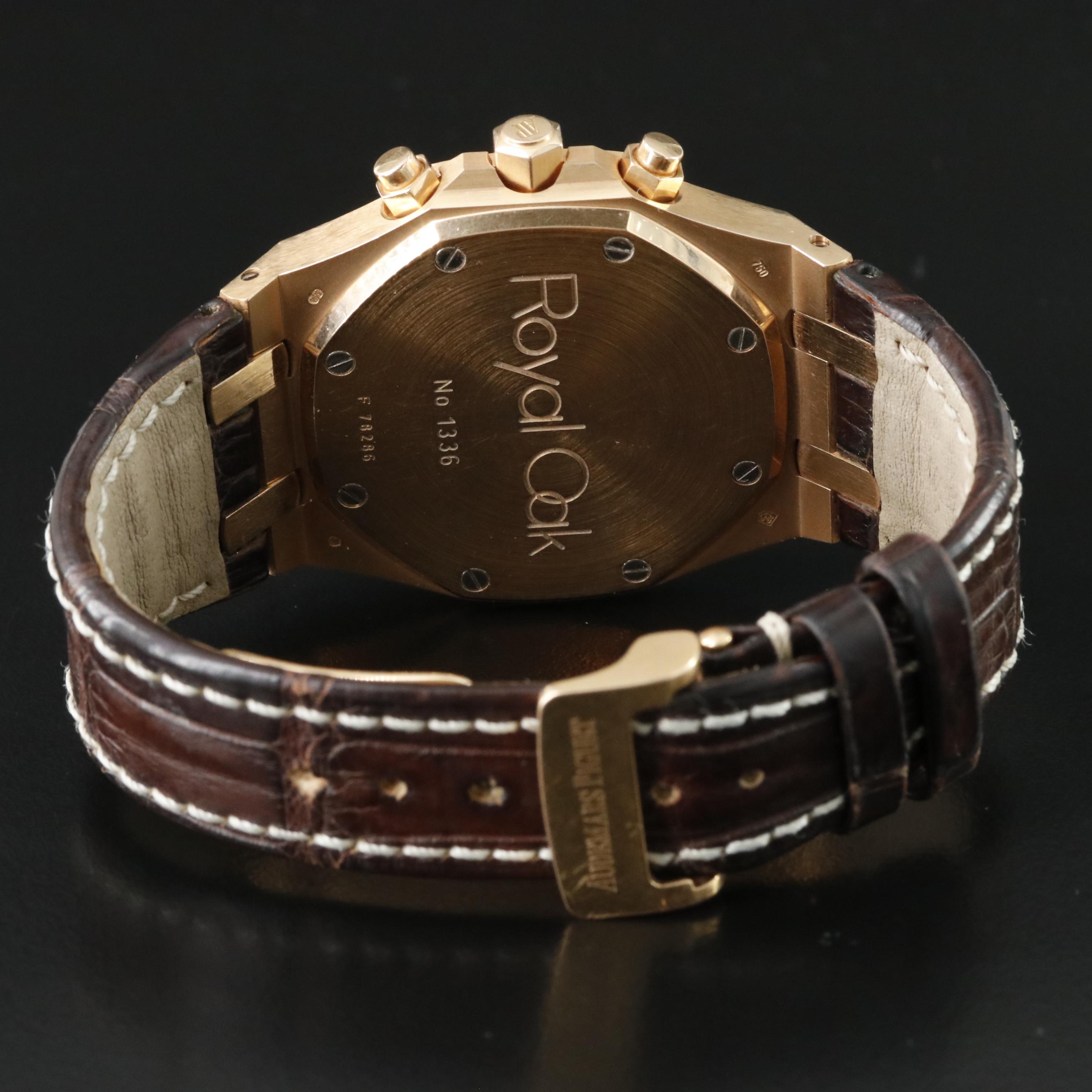 Audemars Piguet Royal Oak 18K Gold Chronograph Watch