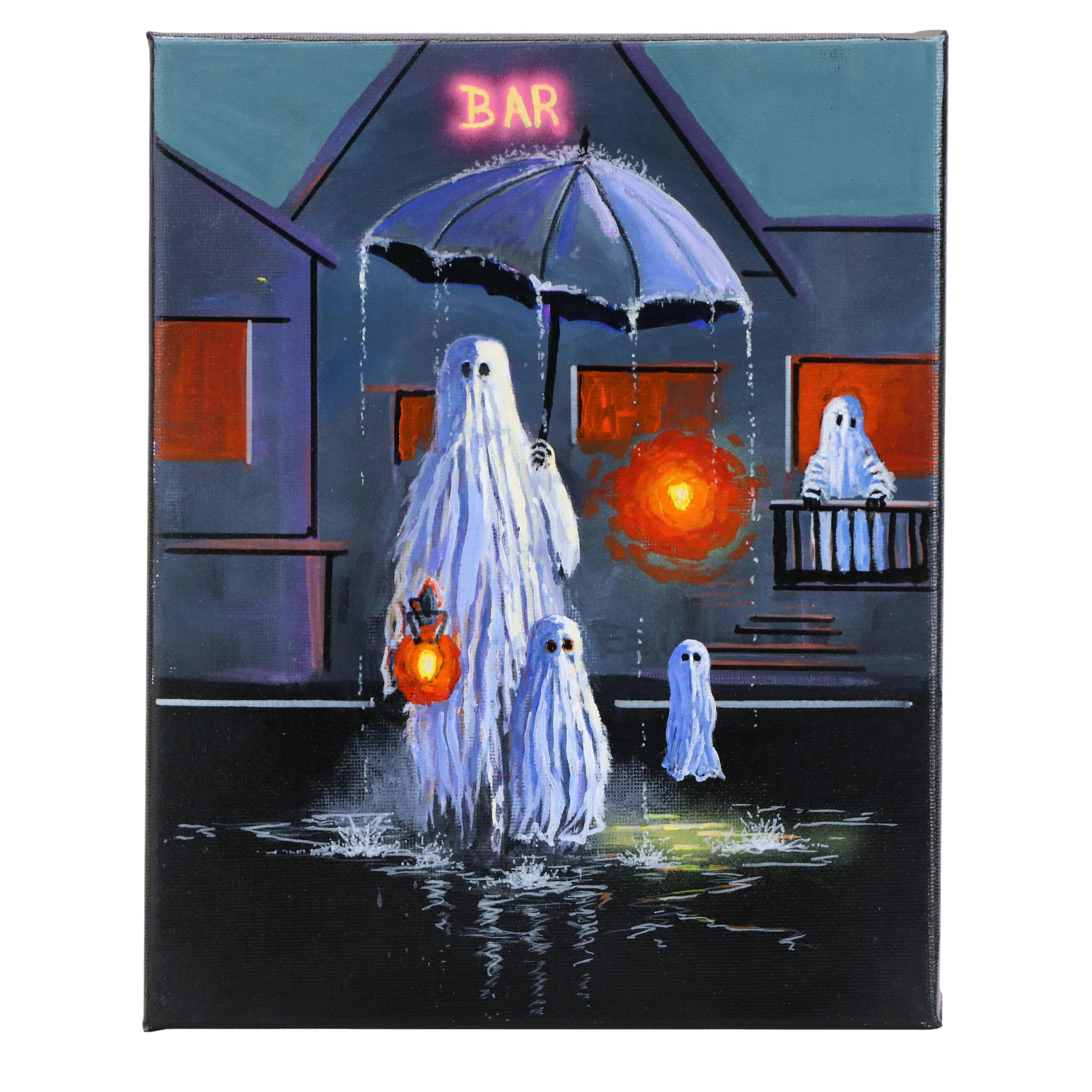 Doug "Bumo" Johnpeer Oil Painting of Ghosts, 2025