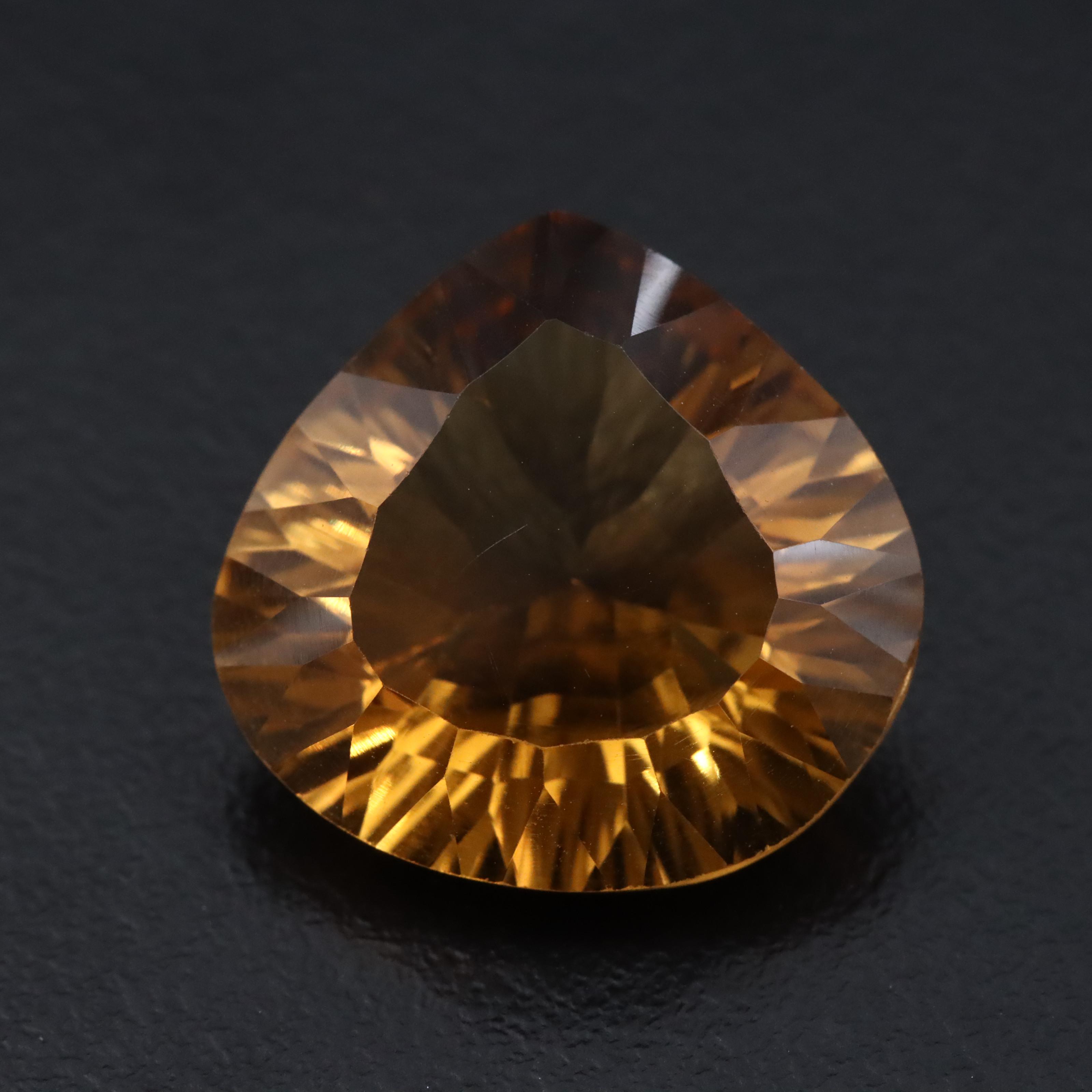 Loose 13.61 CT Citrine