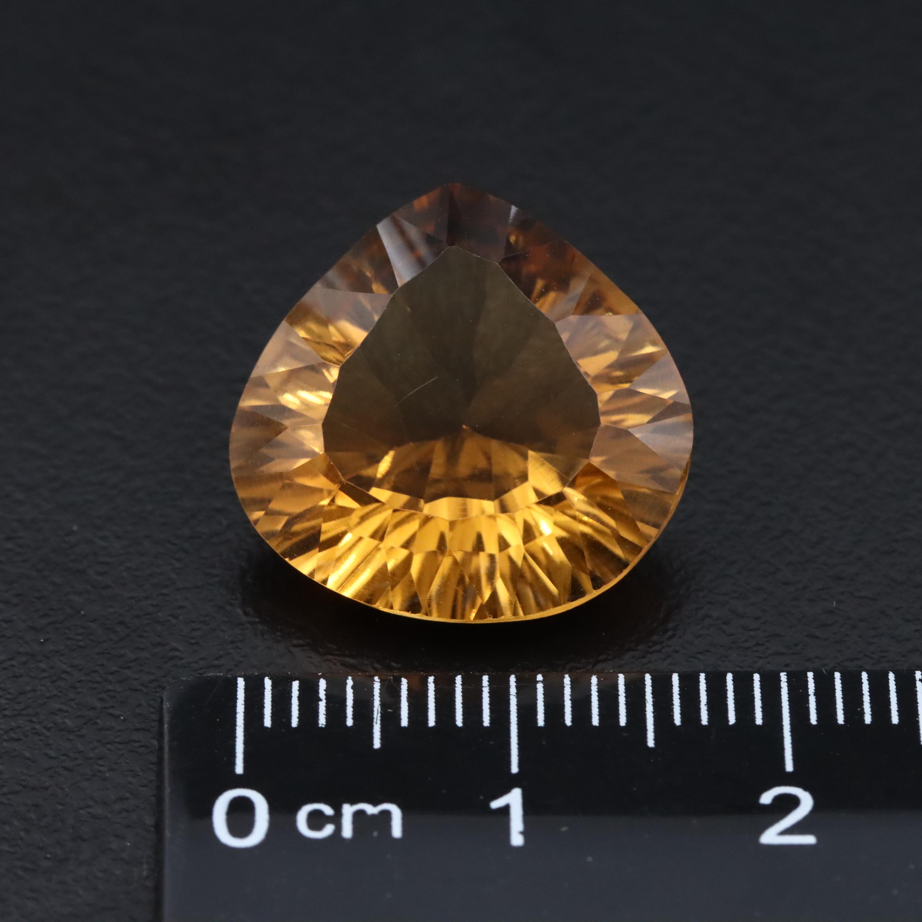 Loose 13.61 CT Citrine