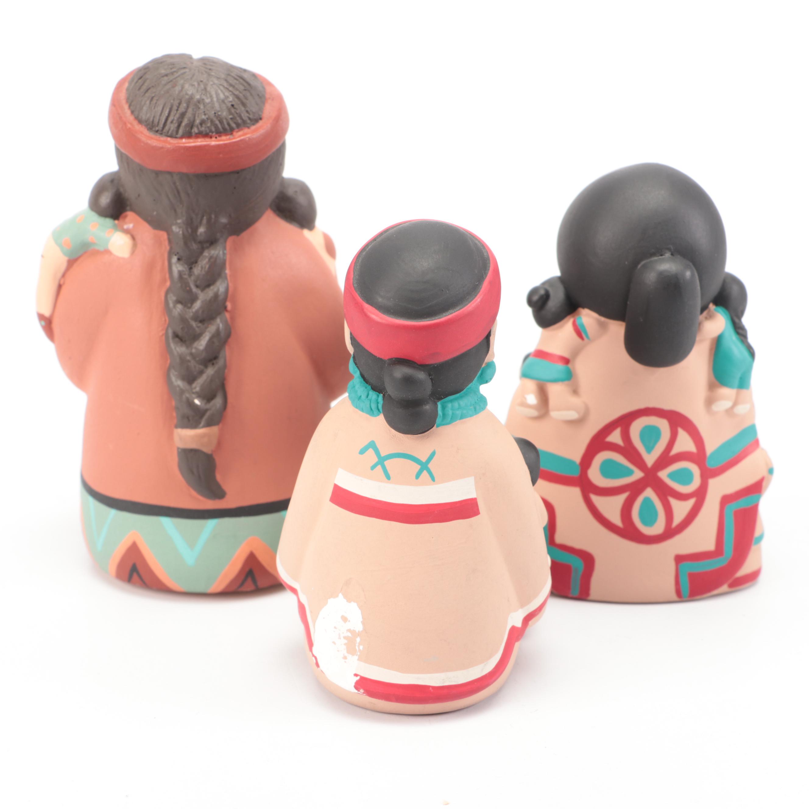 Cleo Teissedre, Other Storytellers with DeGrazia Votive Holder, Goebel Figurine