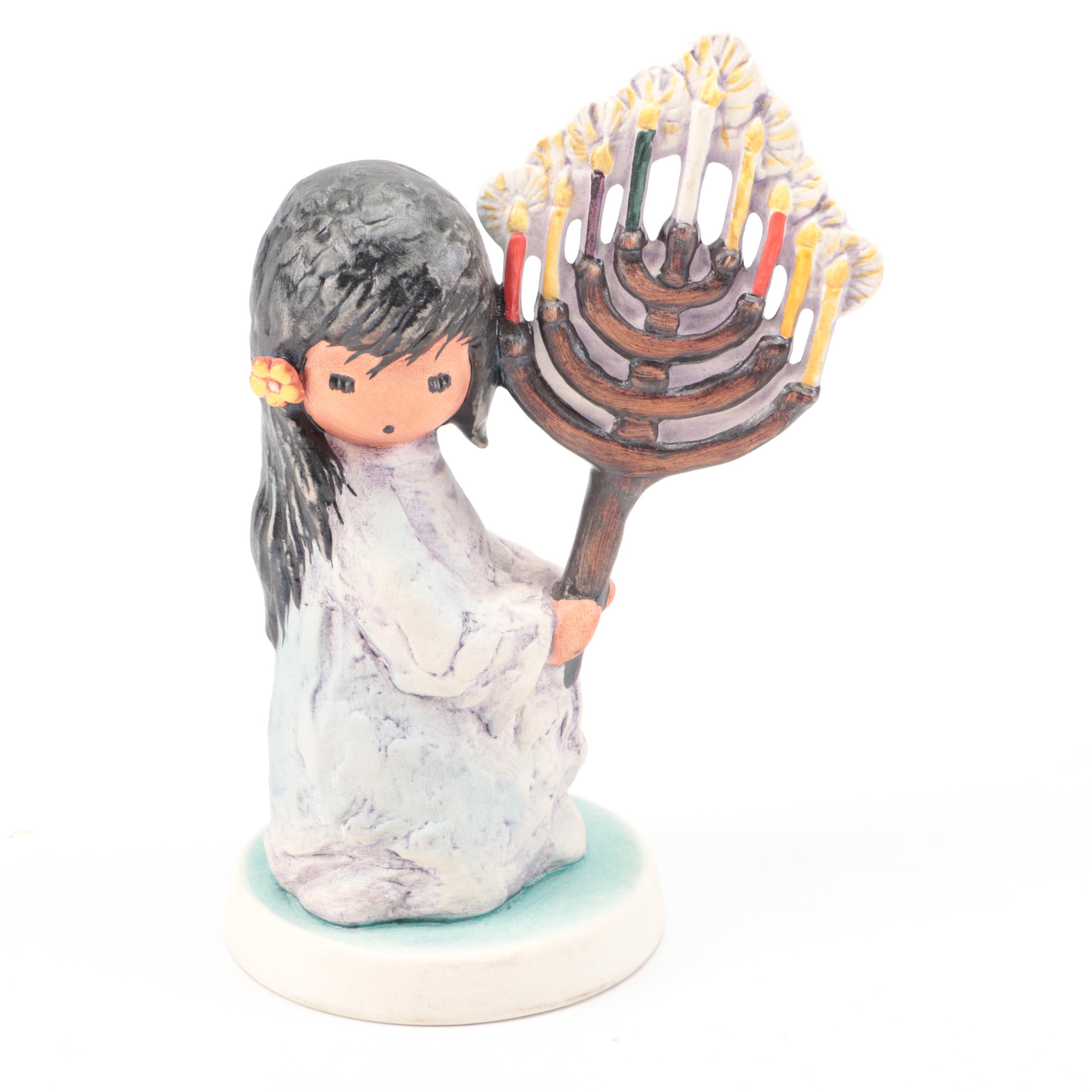 Cleo Teissedre, Other Storytellers with DeGrazia Votive Holder, Goebel Figurine