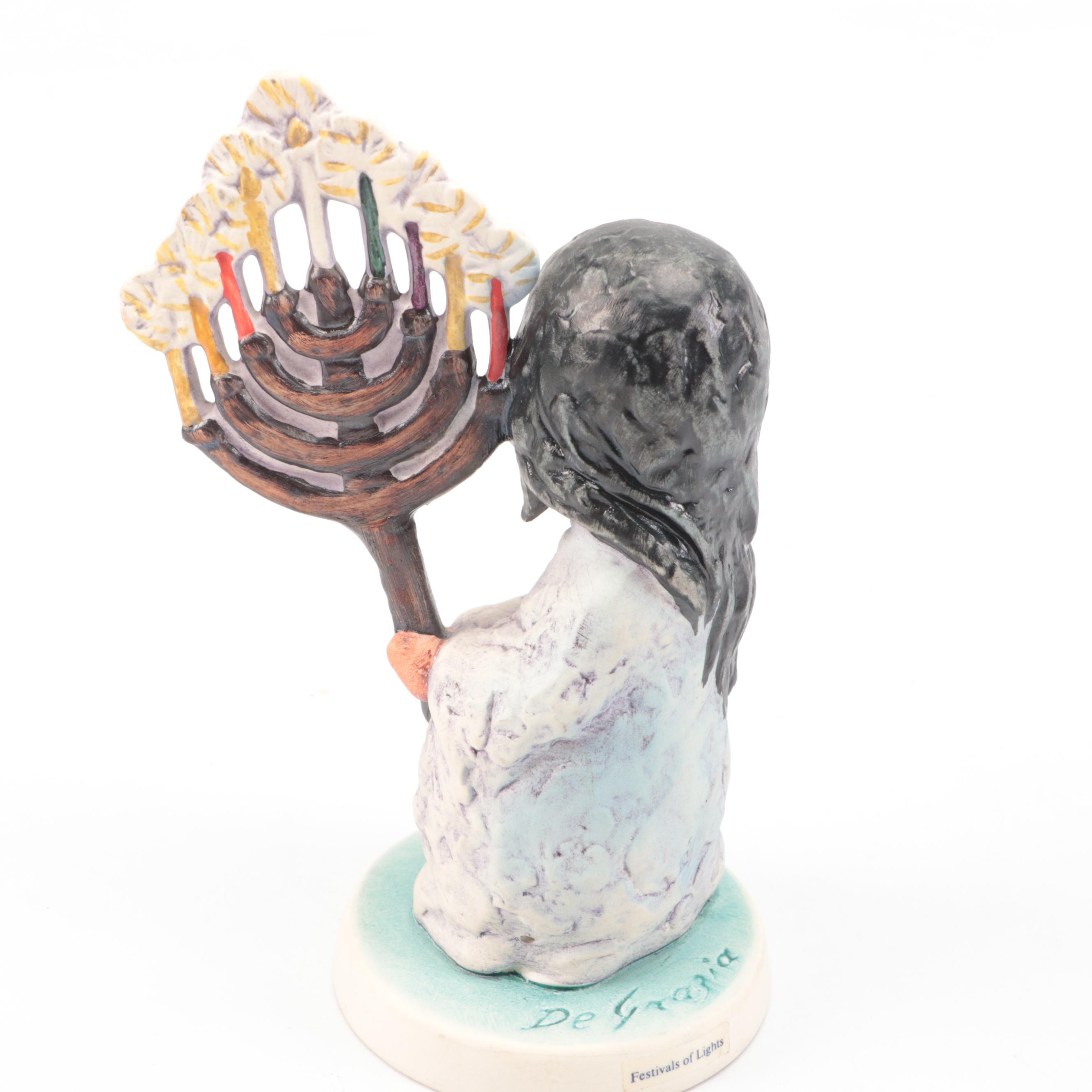 Cleo Teissedre, Other Storytellers with DeGrazia Votive Holder, Goebel Figurine