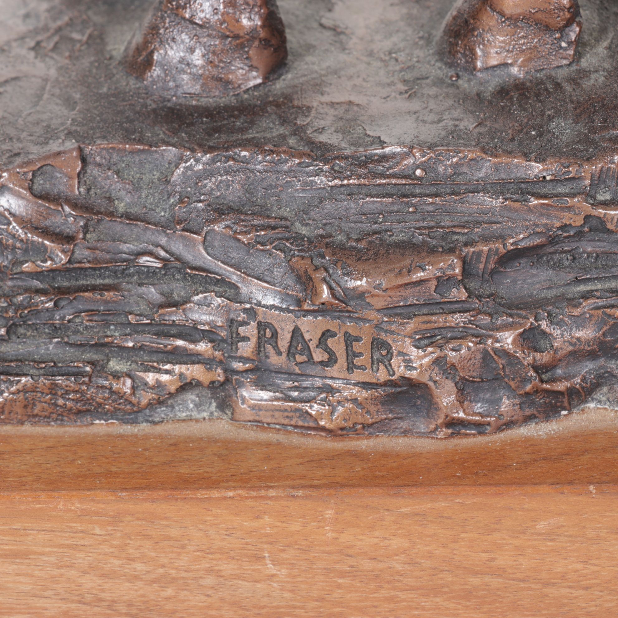 Plaster "The End of the Trail" Sculpture After James Earle Fraser, 1984