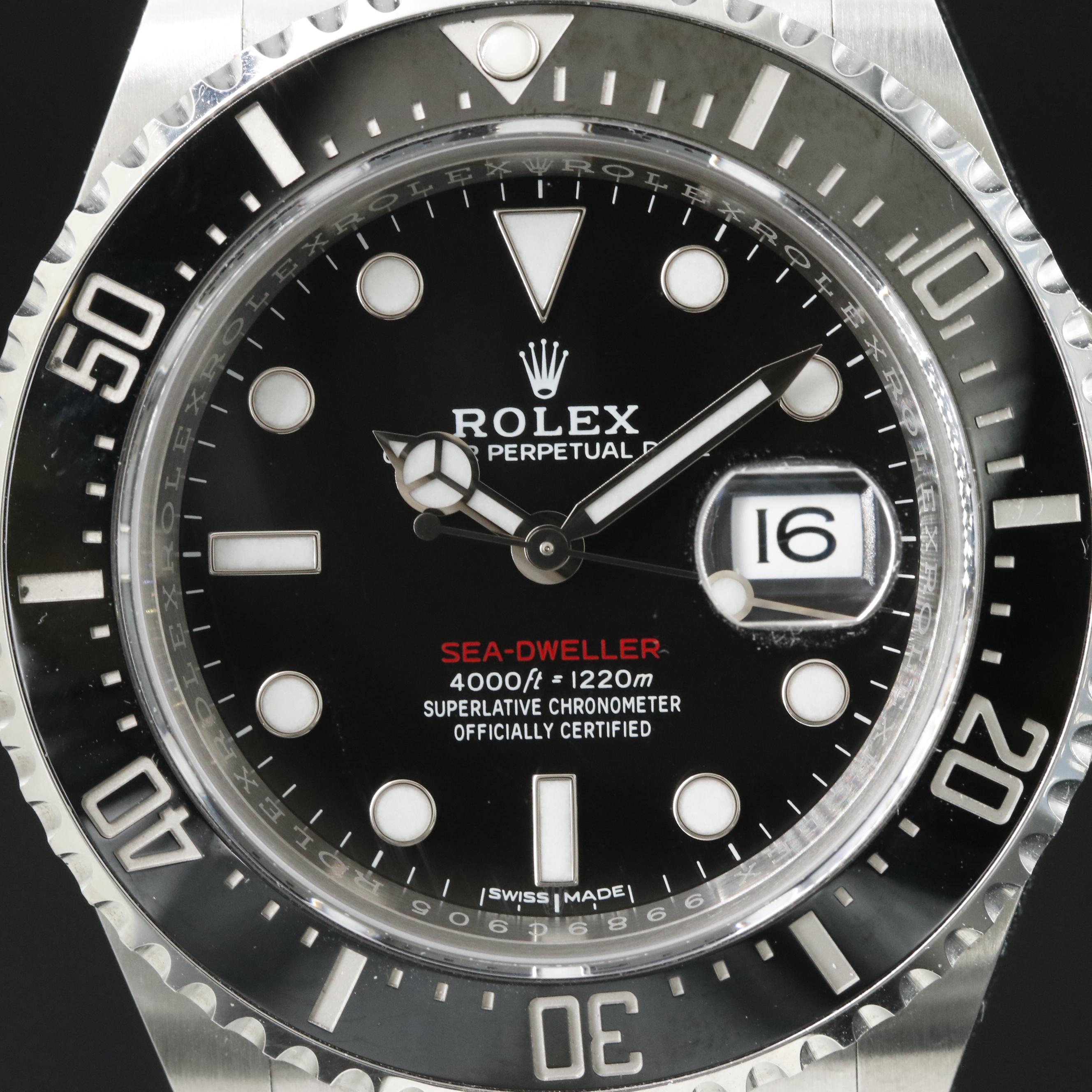 Rolex Sea-Dweller Model 126600 Dive Watch