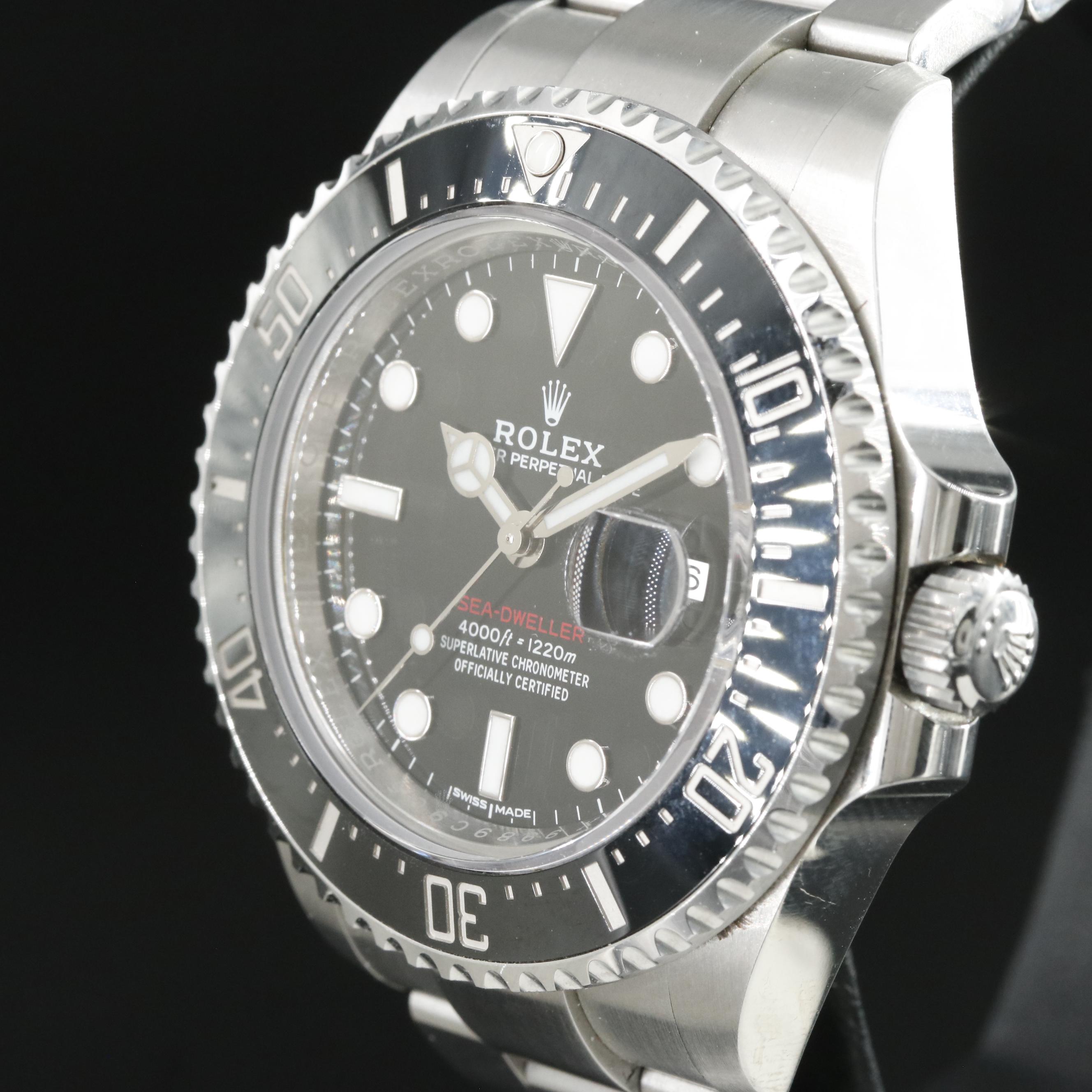 Rolex Sea-Dweller Model 126600 Dive Watch
