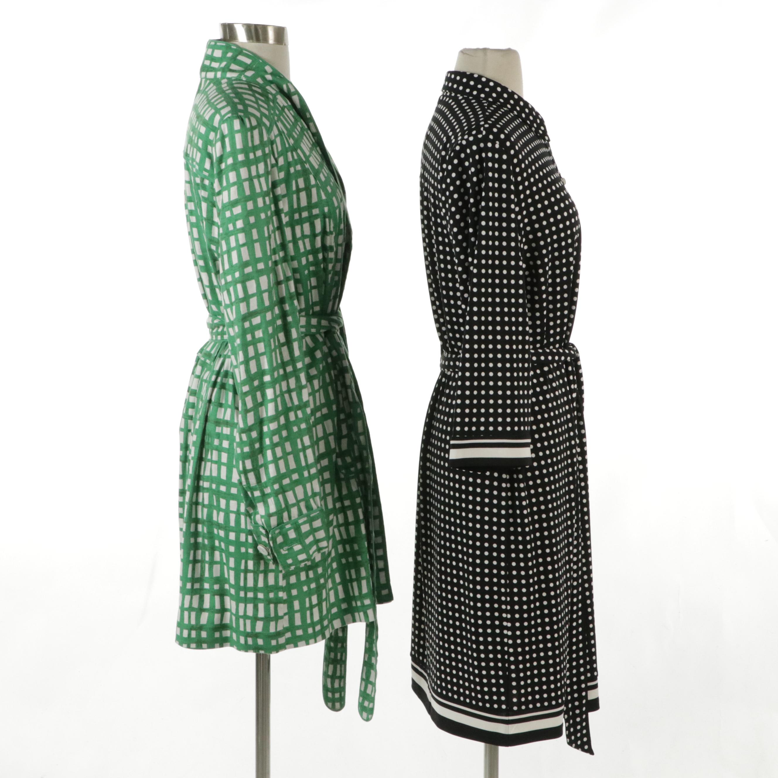 Cabi and Talbots Midi Dresses with Tie Belts