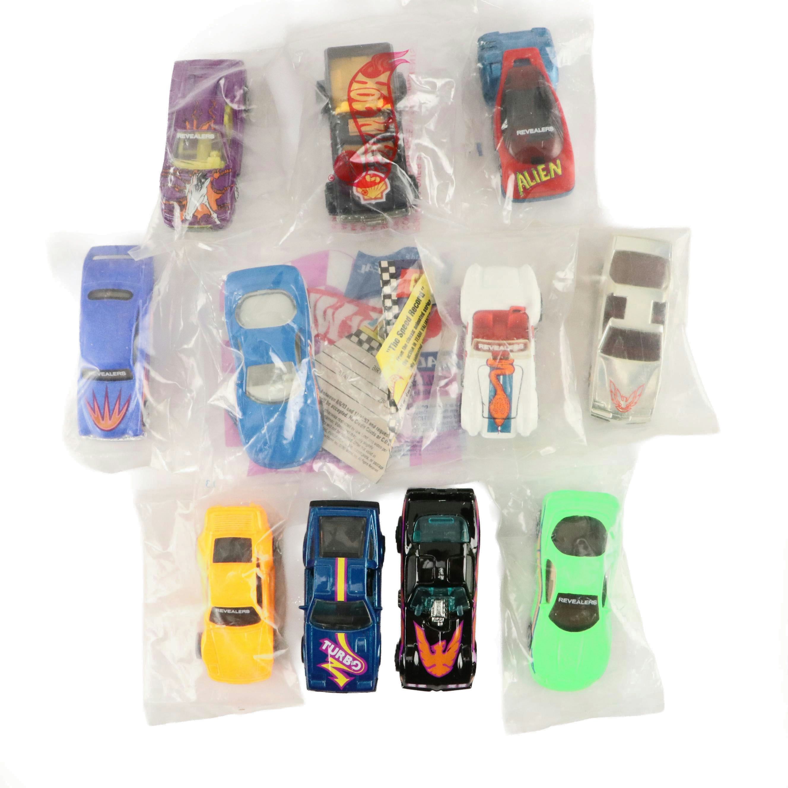 Hot Wheels "Firebird Funny Car," "Pontiac Firebird" and More Toy Cars