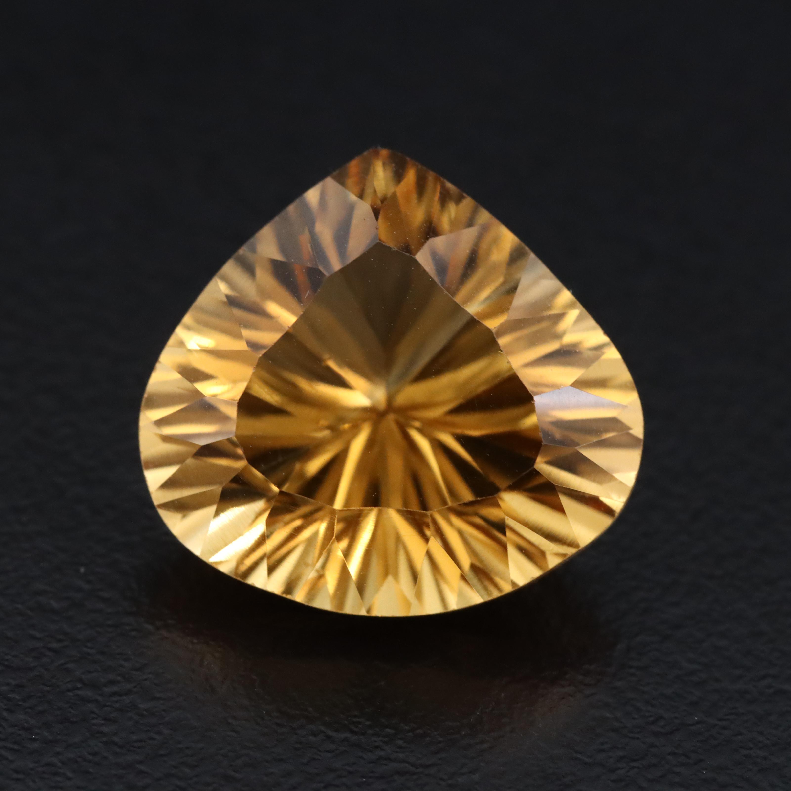 Loose 13.841 CT Citrine