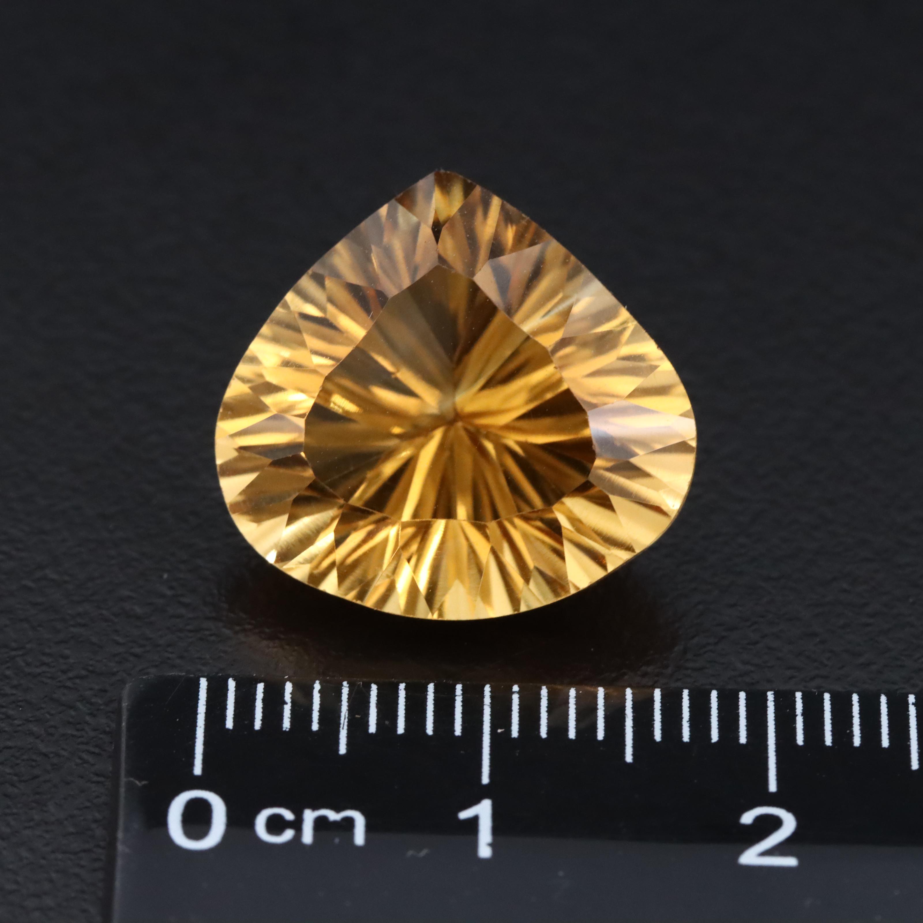 Loose 13.841 CT Citrine