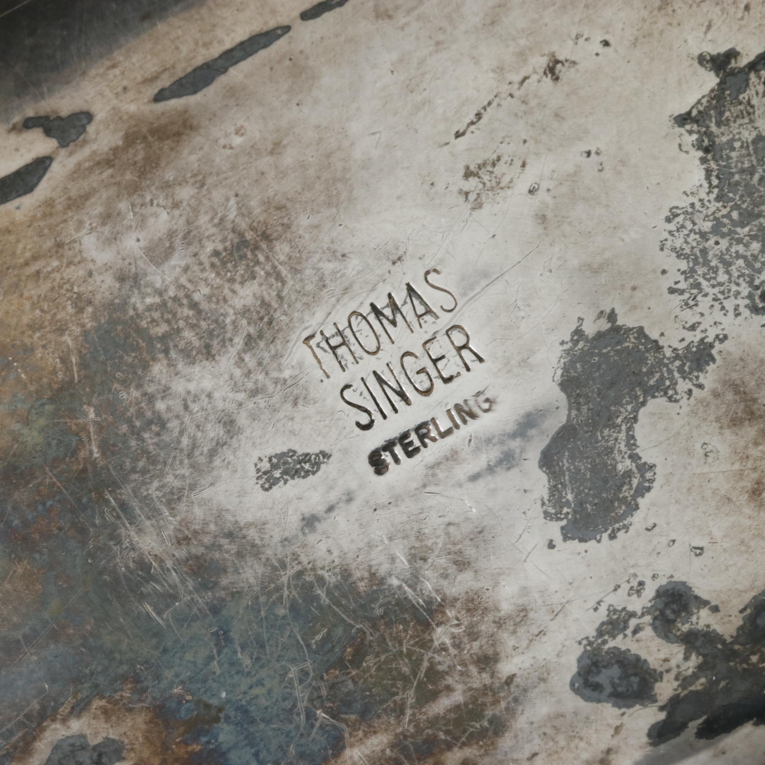 Thomas Singer Navajo Diné Sterling Belt Buckle