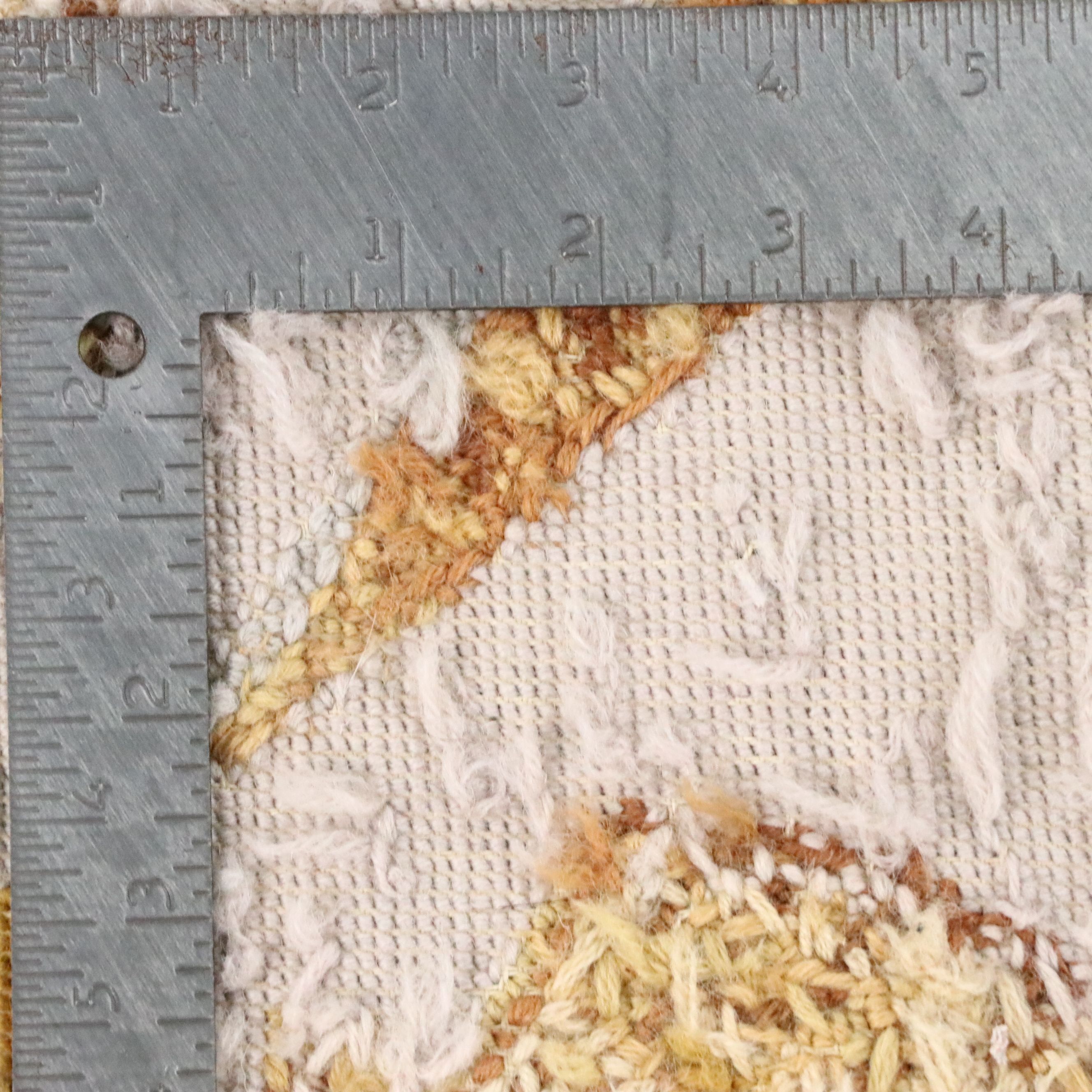 9'9 x 15'3 Handmade Needlepoint Chinese Nautical Trellis Theme Room-Sized Rug