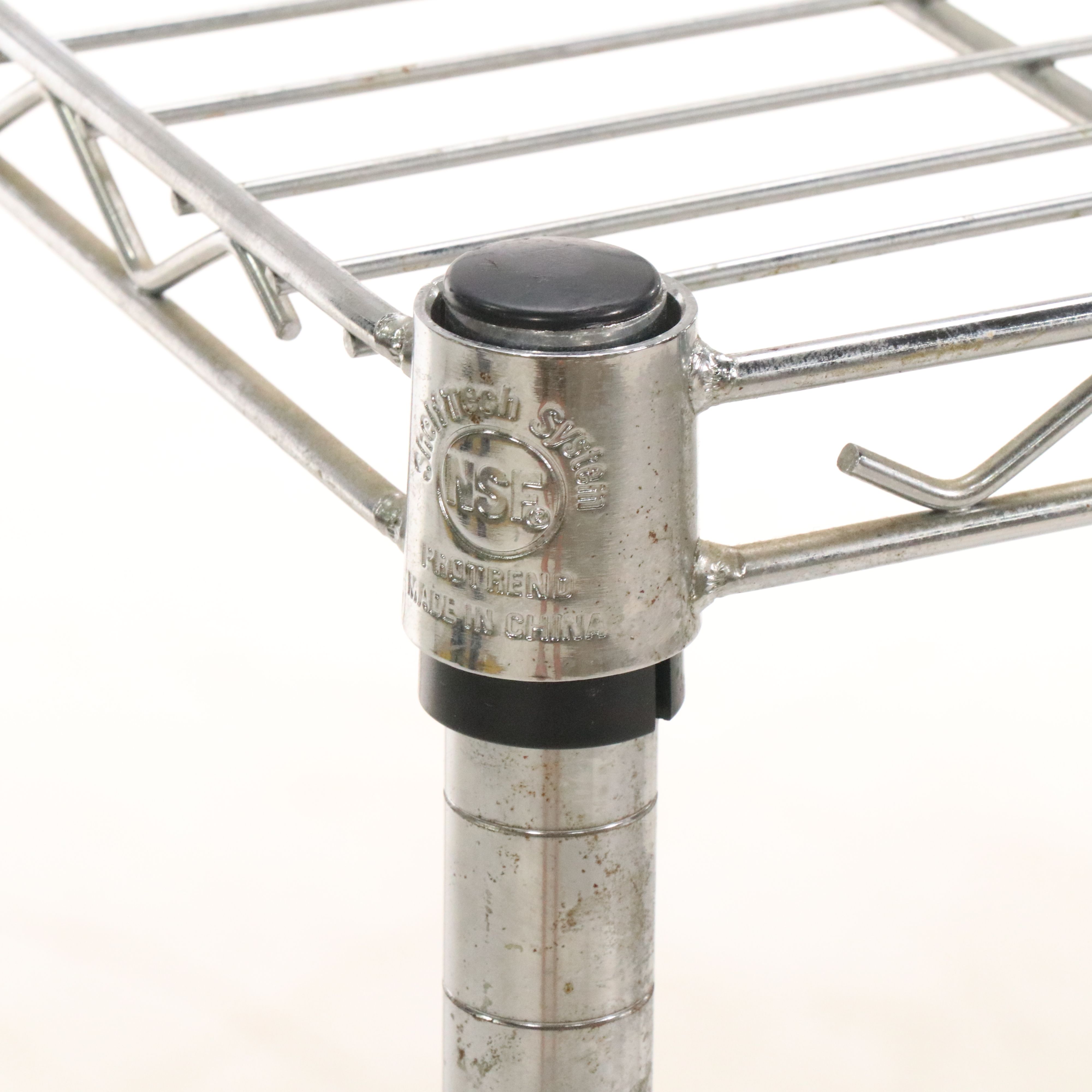 Industrial Chrome ShelfTech NSF Metal Wire Baker's Rack