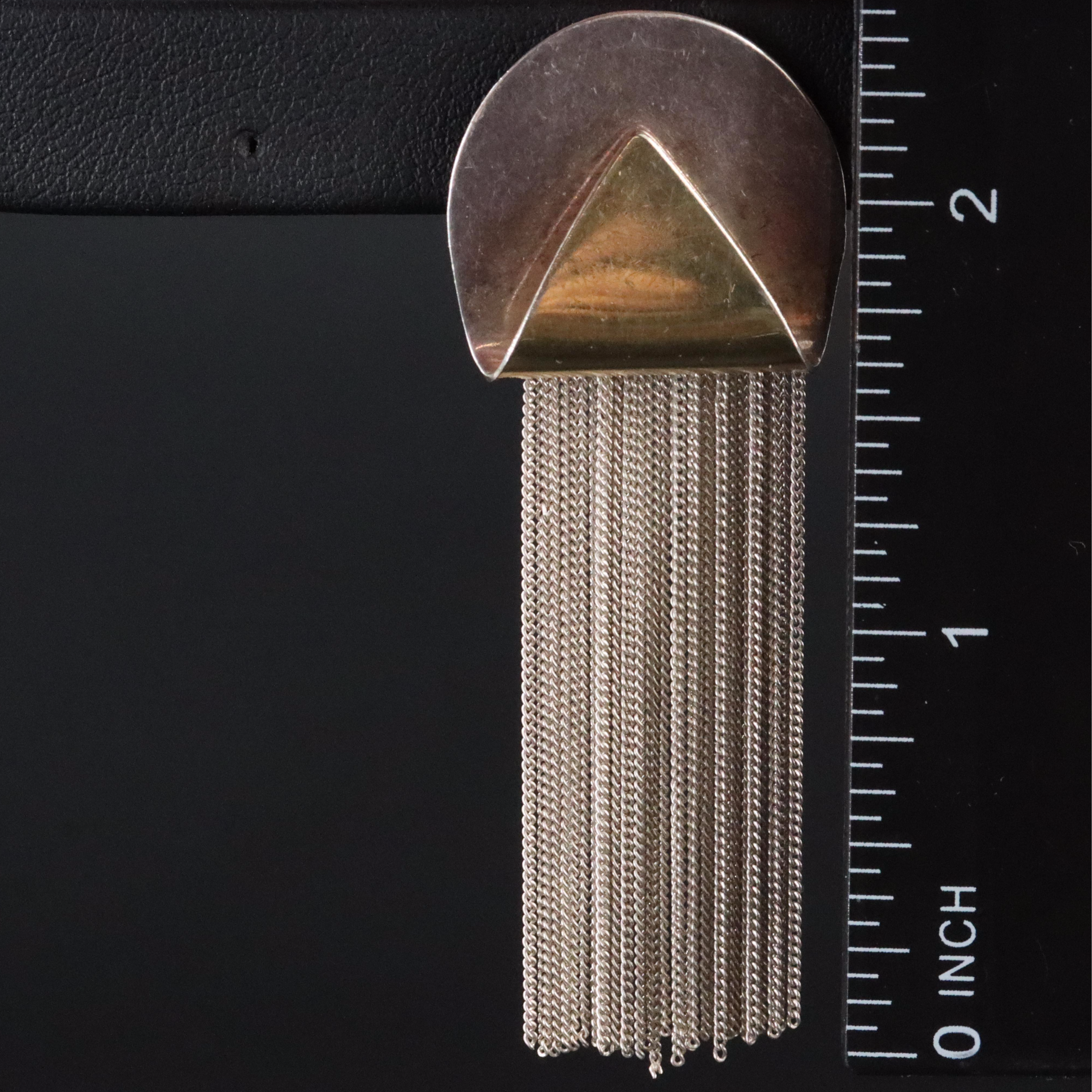 Italian Sterling Fringe Earrings