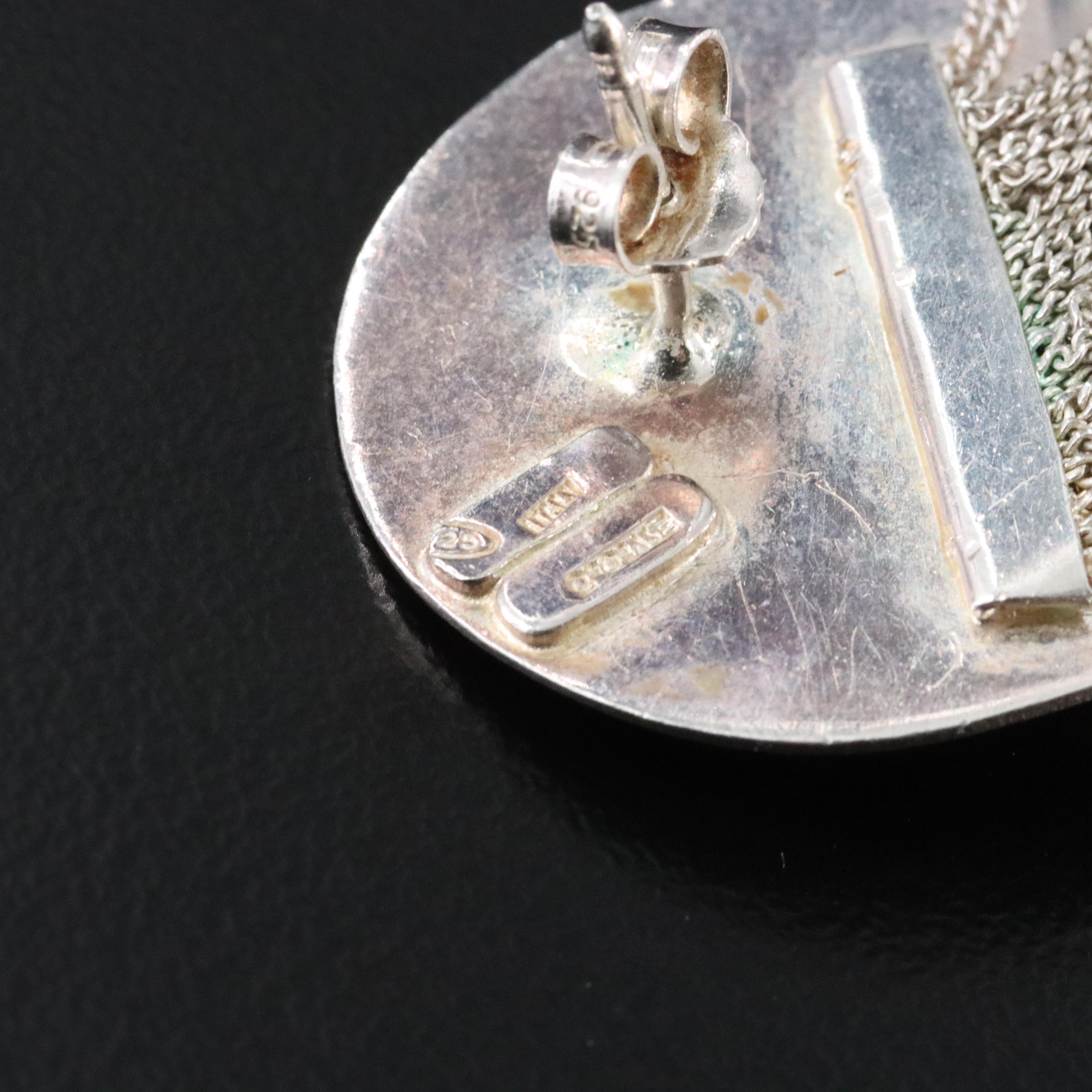 Italian Sterling Fringe Earrings