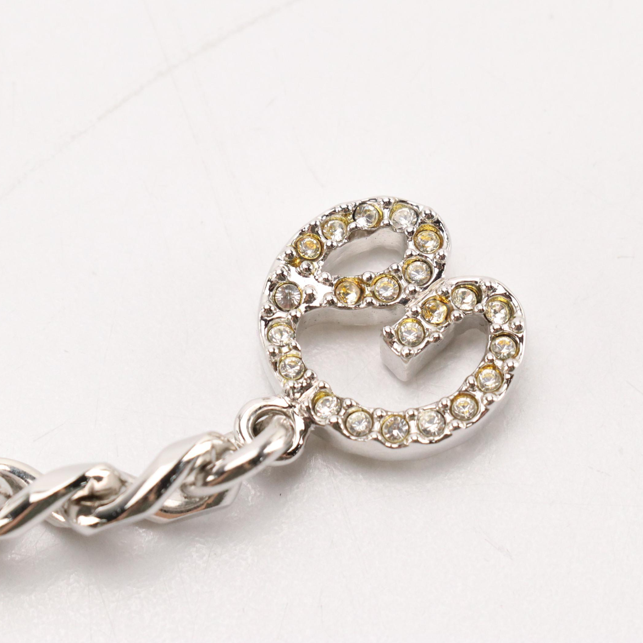 St. John Knits Gemstone/Charm Link Chain Belt