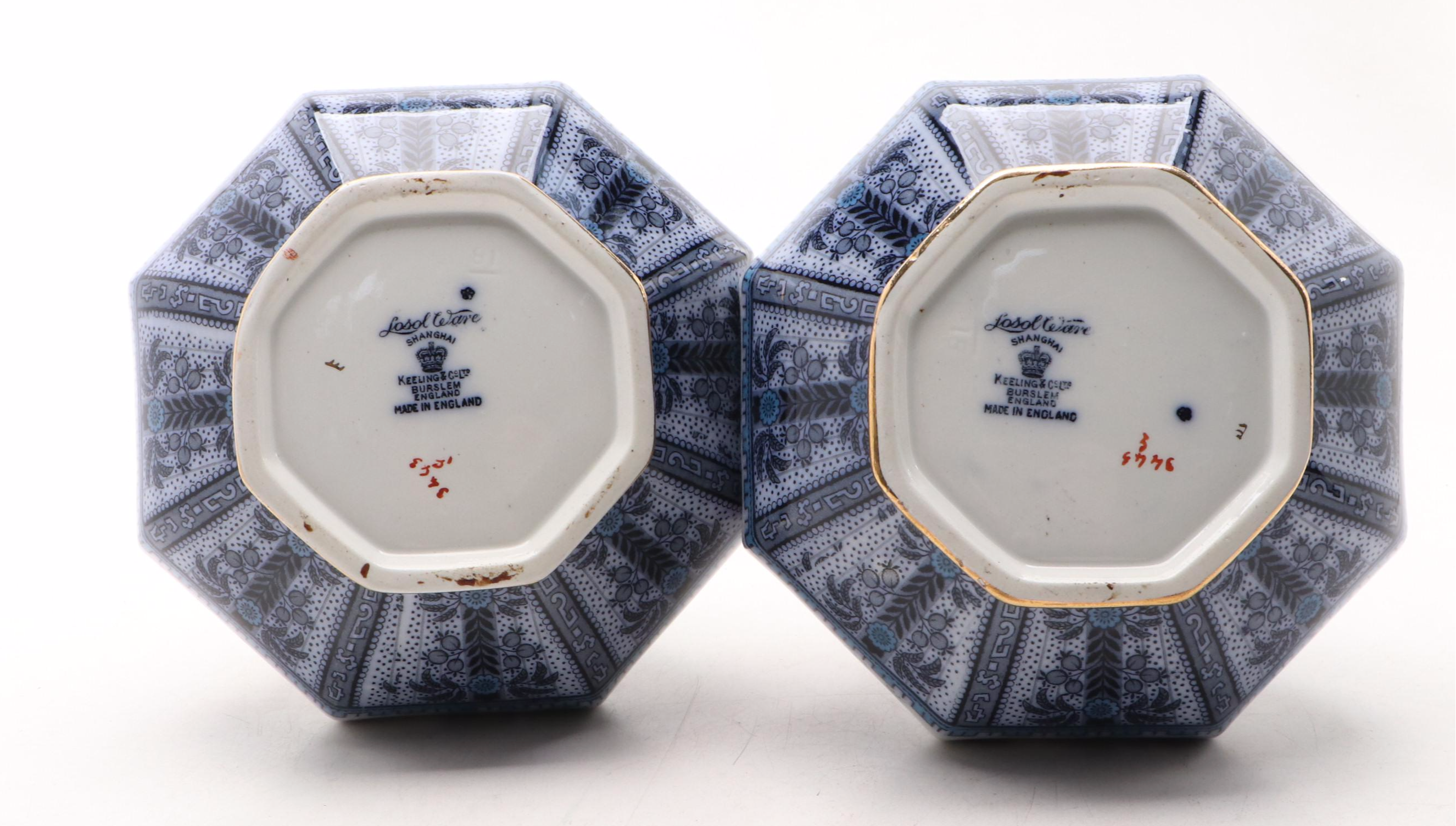 Kneeling and Co. "Shanghai" Ceramic Vases