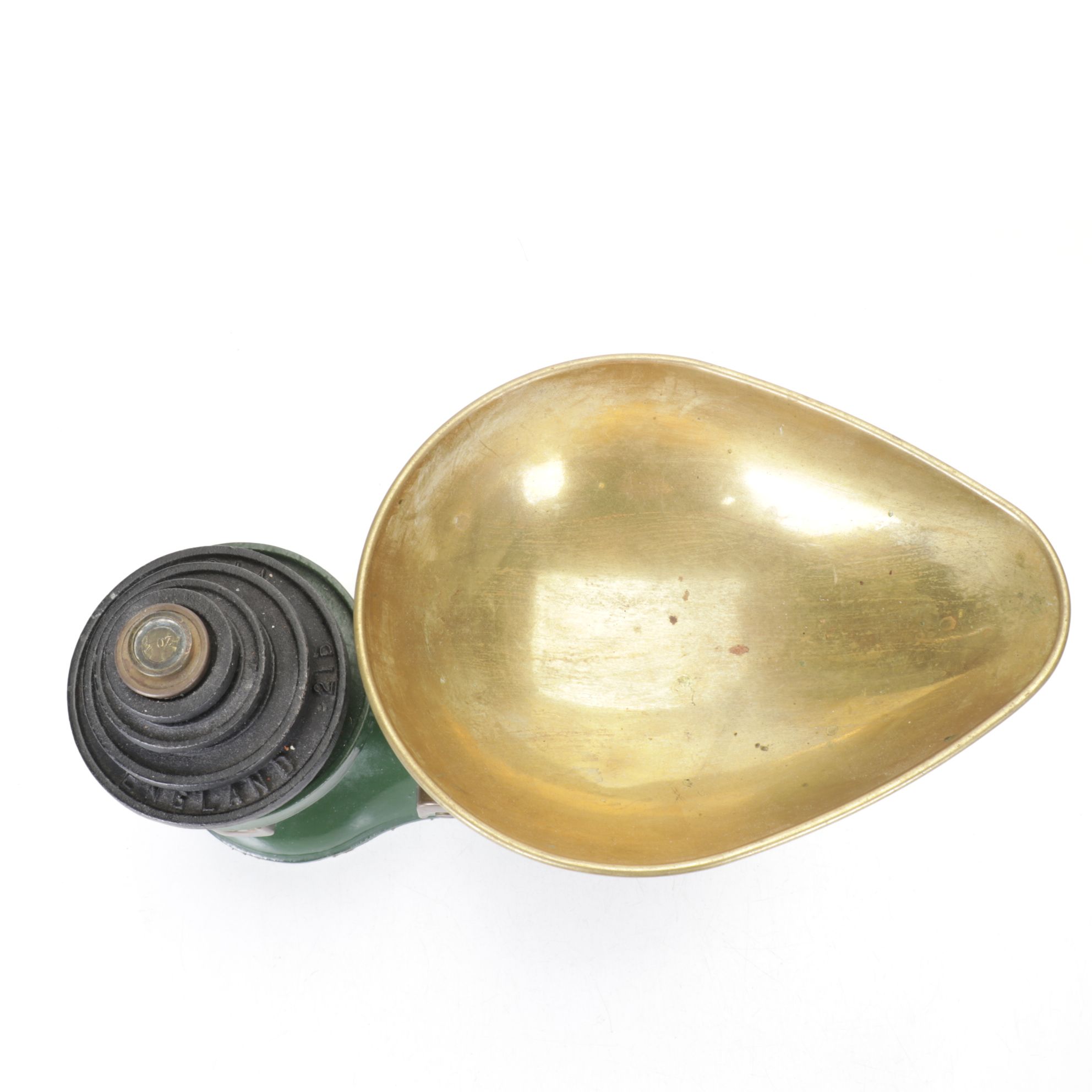 Victor Kitchen Scale with Brass Bowl, Mid-20th Century