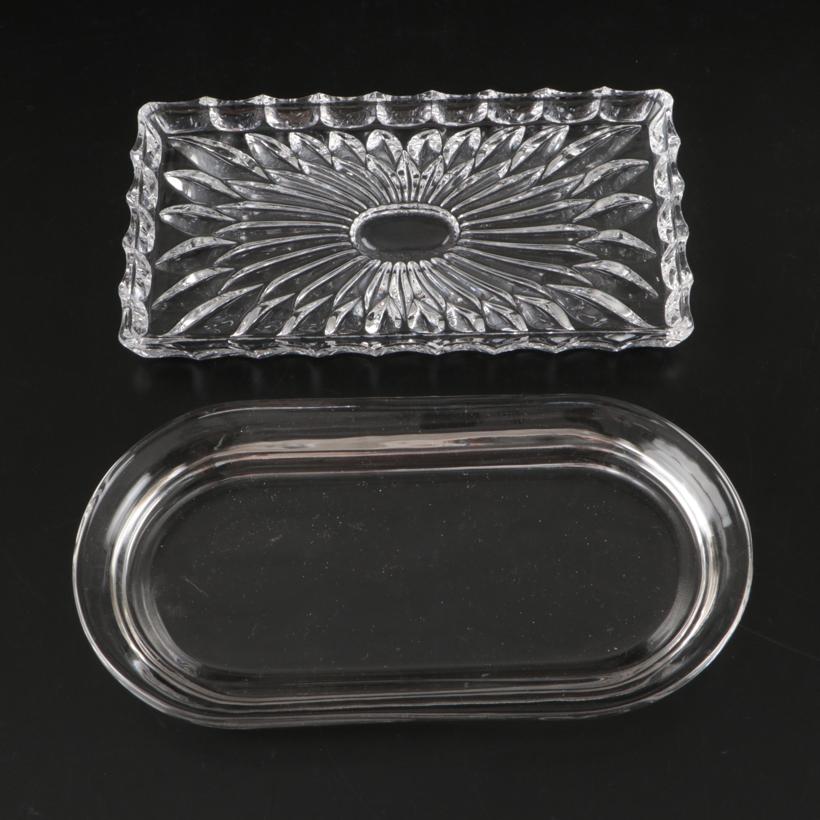 Anchor Hocking Glass Gravy Boat with Krosno Ladle and Other Table Accessories