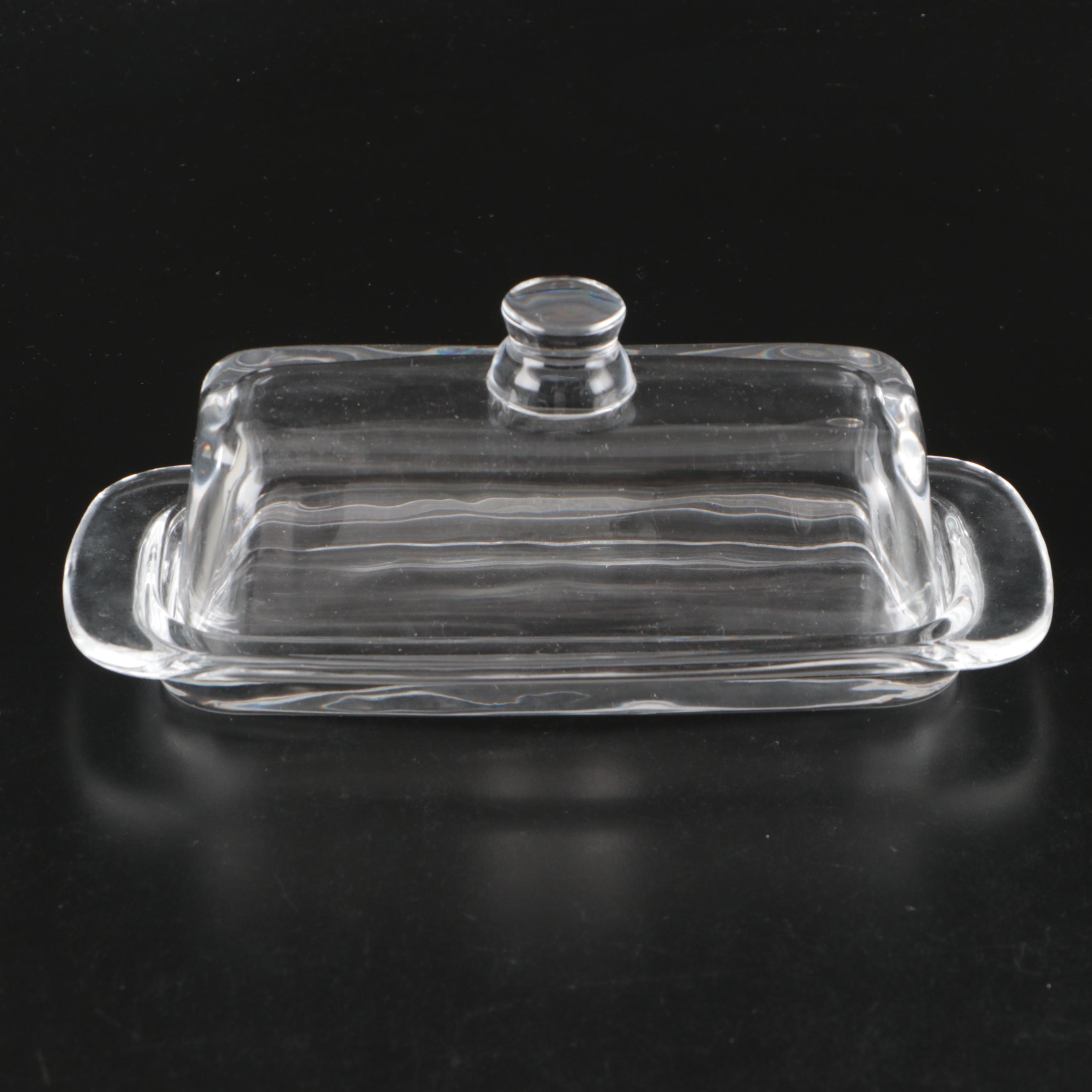 Anchor Hocking Glass Gravy Boat with Krosno Ladle and Other Table Accessories