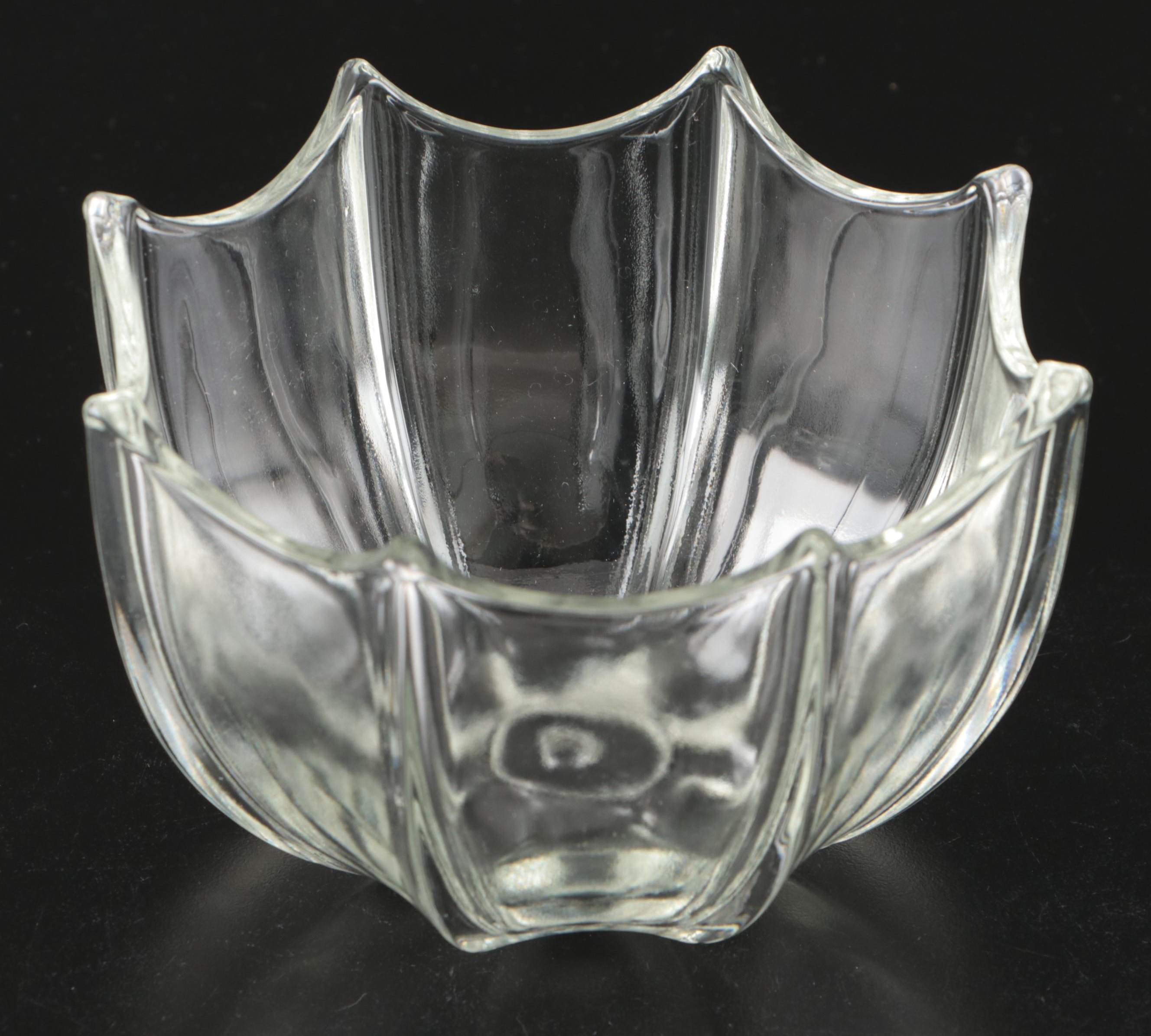 Anchor Hocking Glass Gravy Boat with Krosno Ladle and Other Table Accessories