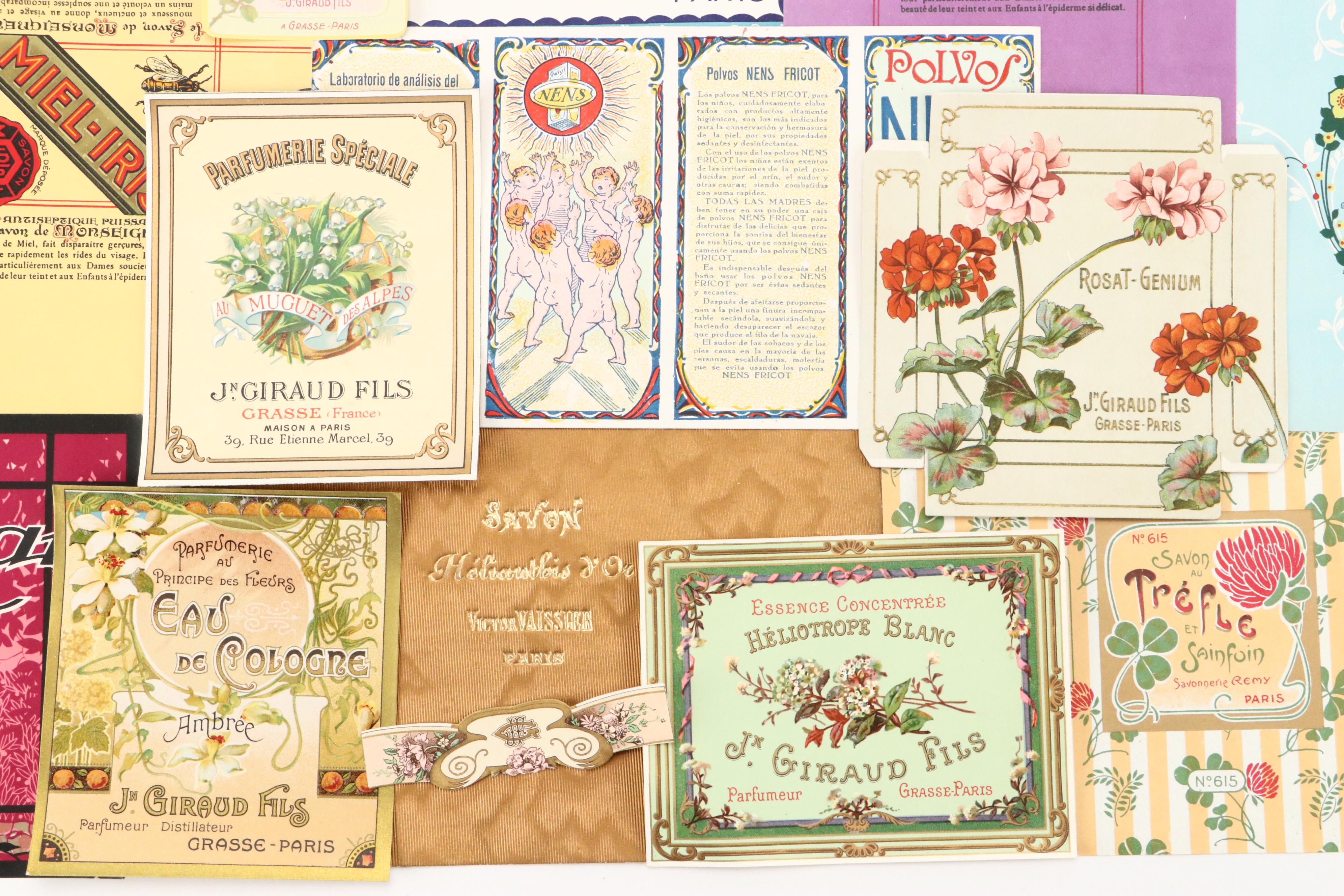 Victor Vaissier, J. Giraud Fils with Other Perfume and Soap Labels