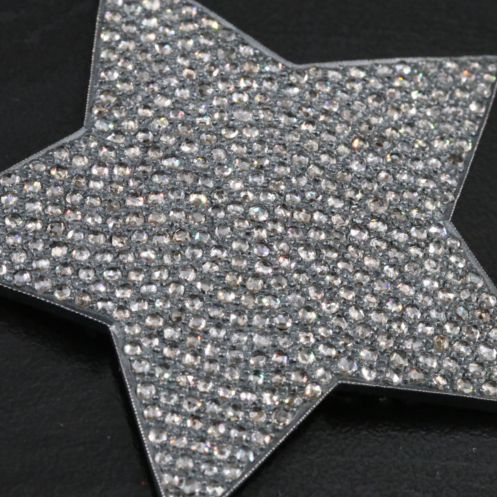 Jessica Kagan Cushman Sterling Diamond Star Necklace