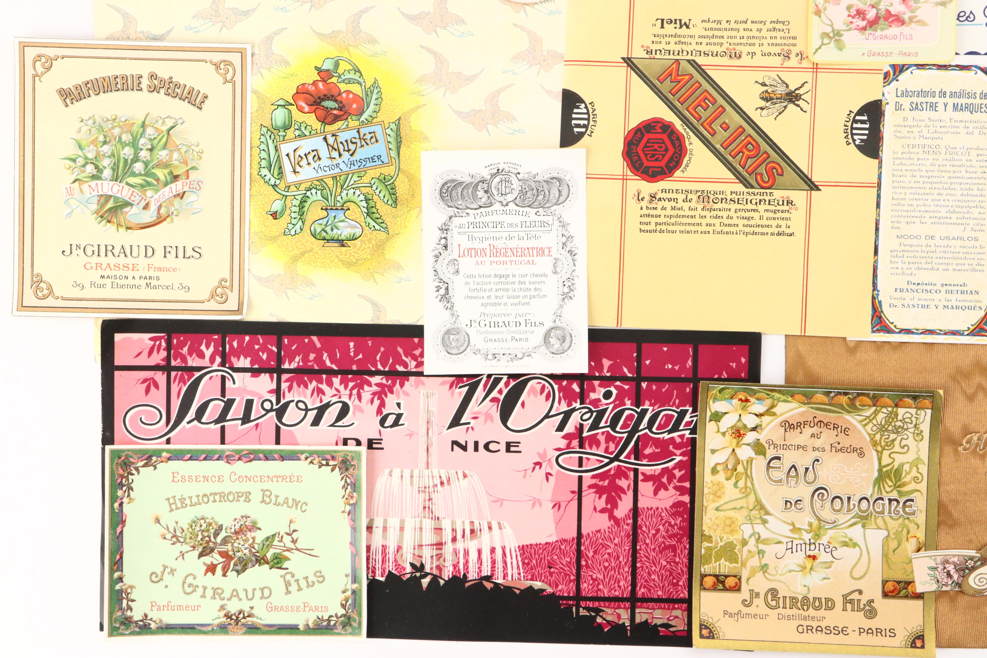Victor Vaissier, J. Giraud Fils with Other Perfume and Soap Labels