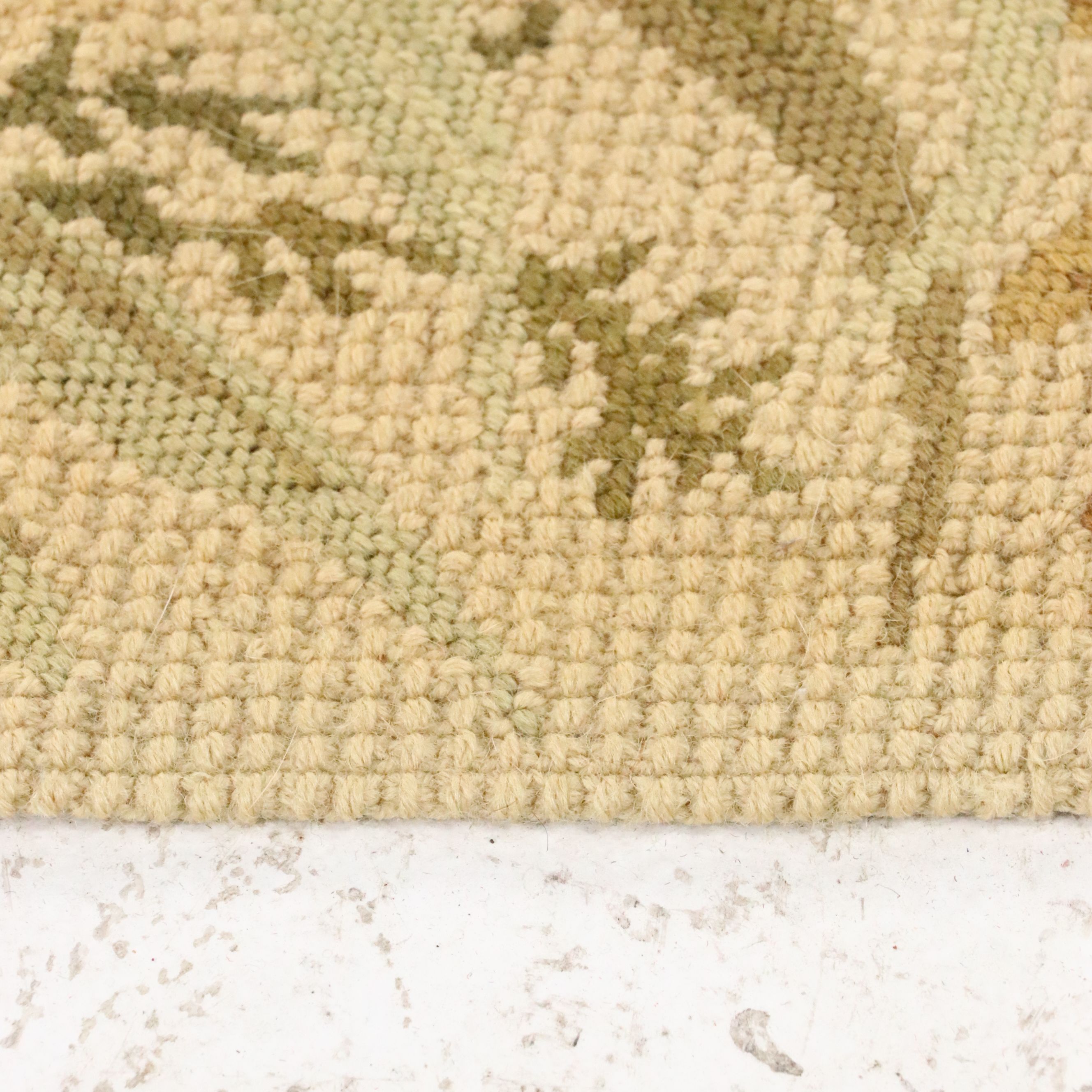 7'5 x 9'10 Handmade Needlepoint Chinese Tropical Floral Area Rug